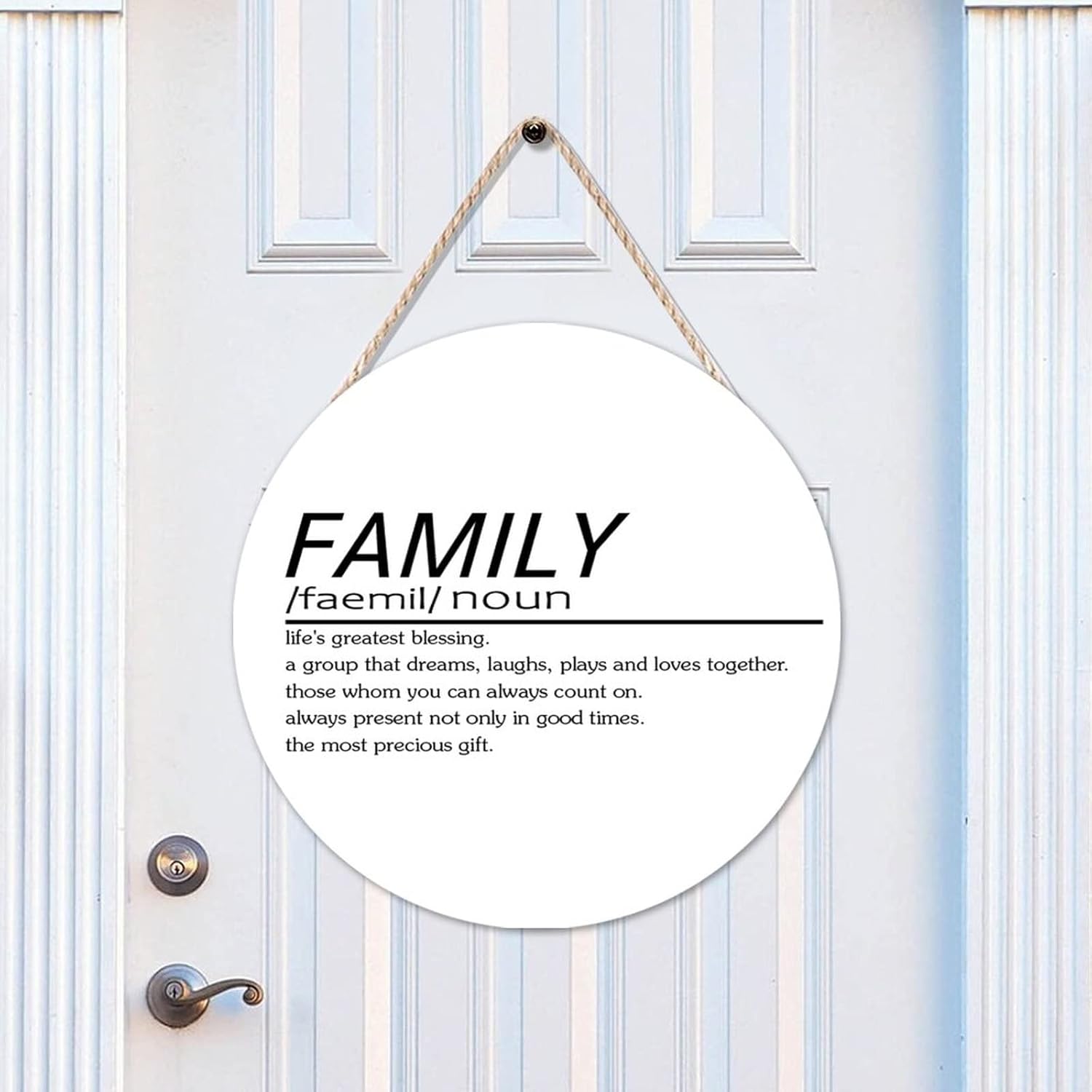Funny Noun Dictionary Family Wooden Wall Sign Ready to Hang
