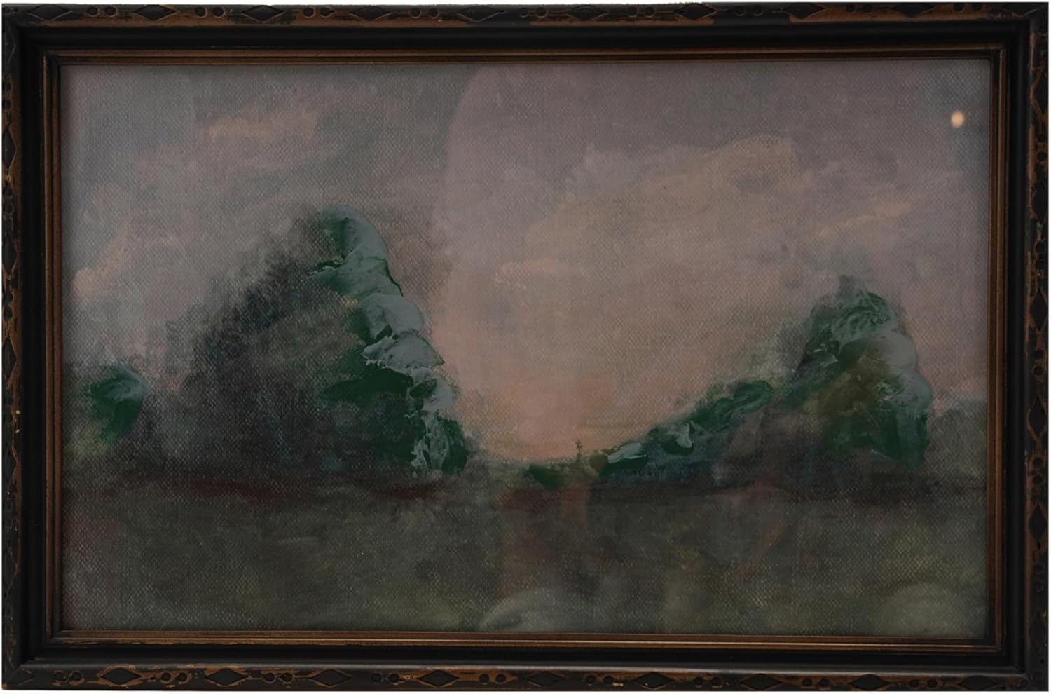 Creative Co Op Wood Framed Landscape Wall Decor