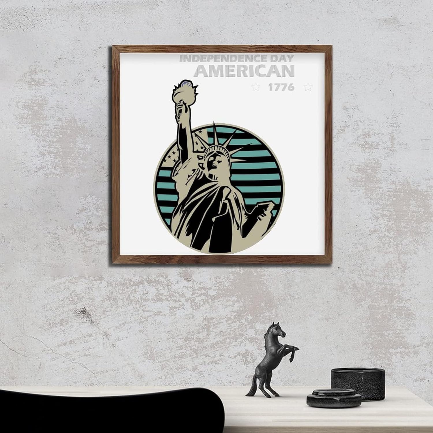 Statue of Liberty 4th of July Wall Decor Sign