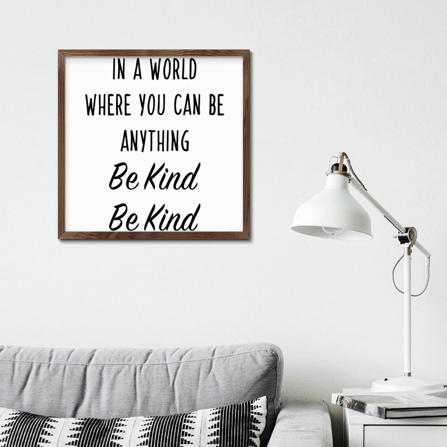 Encouragement Motivational Wooden Wall Sign 12x12in