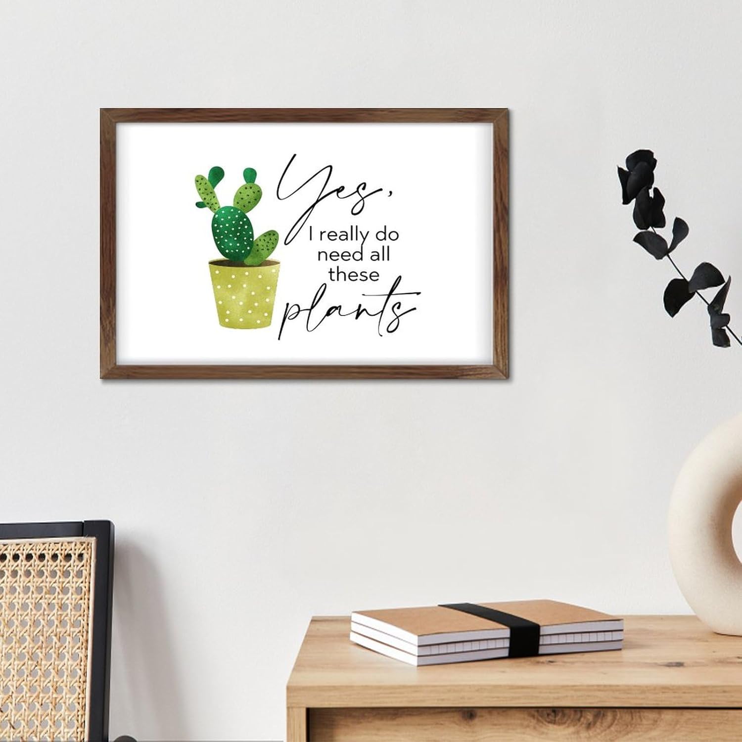 Rustic Decor Wooden Wall Sign with Funny Garden Quotes