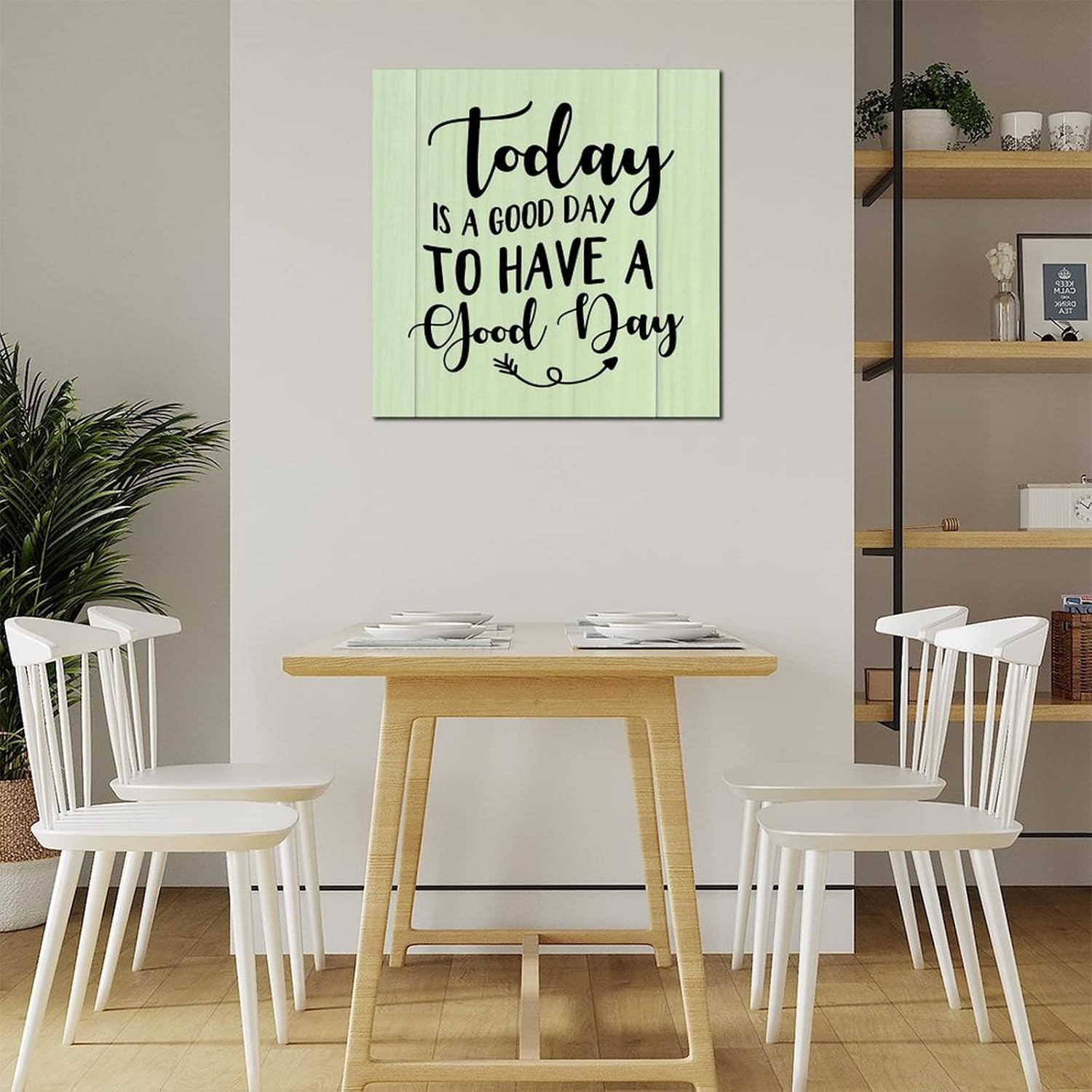 Today is A Good Day Wooden Wall Sign 16x16in
