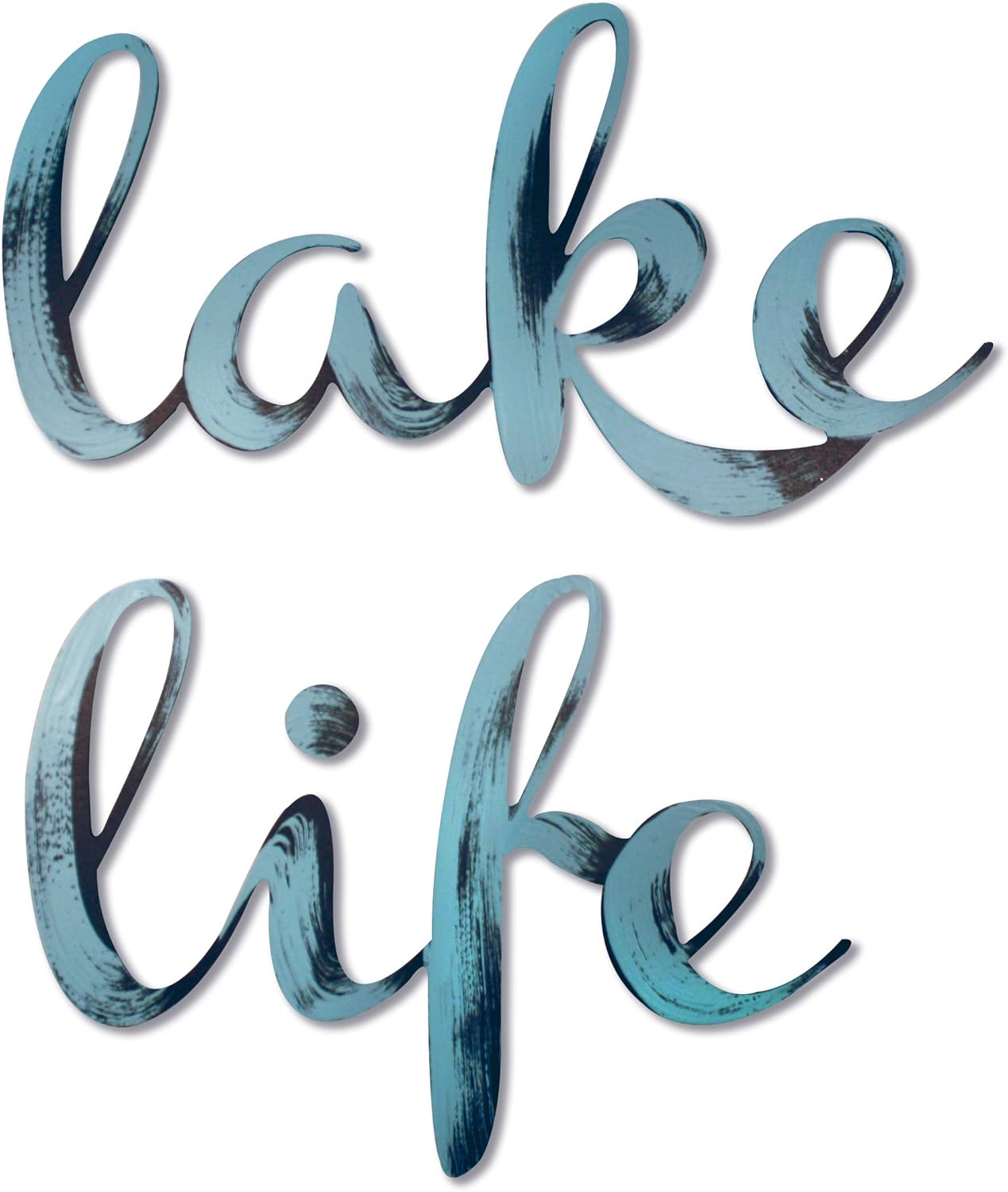 Letter2Word Wall Decor Lake Life Script Art