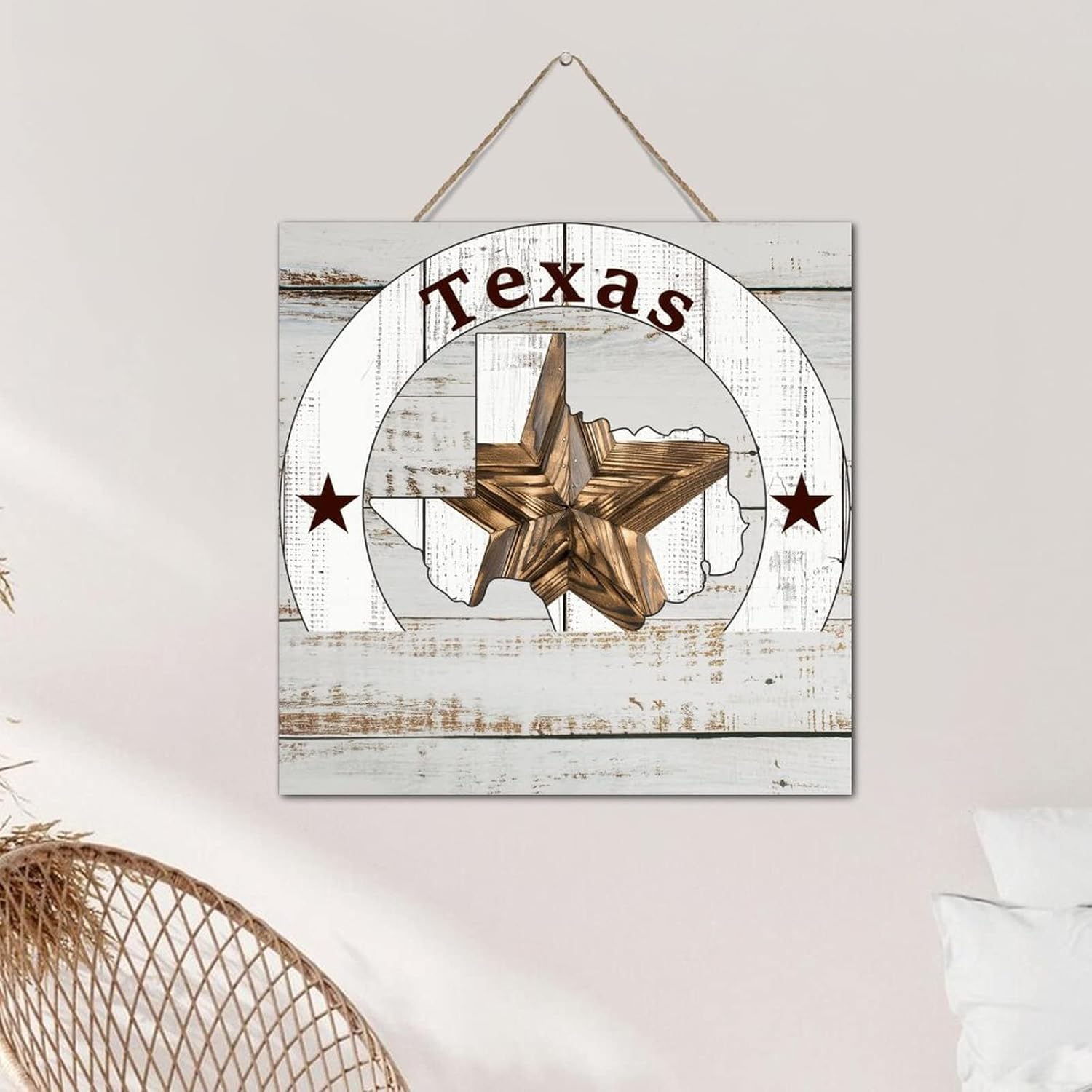 Farmhouse Wood Pallet Wall Plaque Sign Texas Lone Star