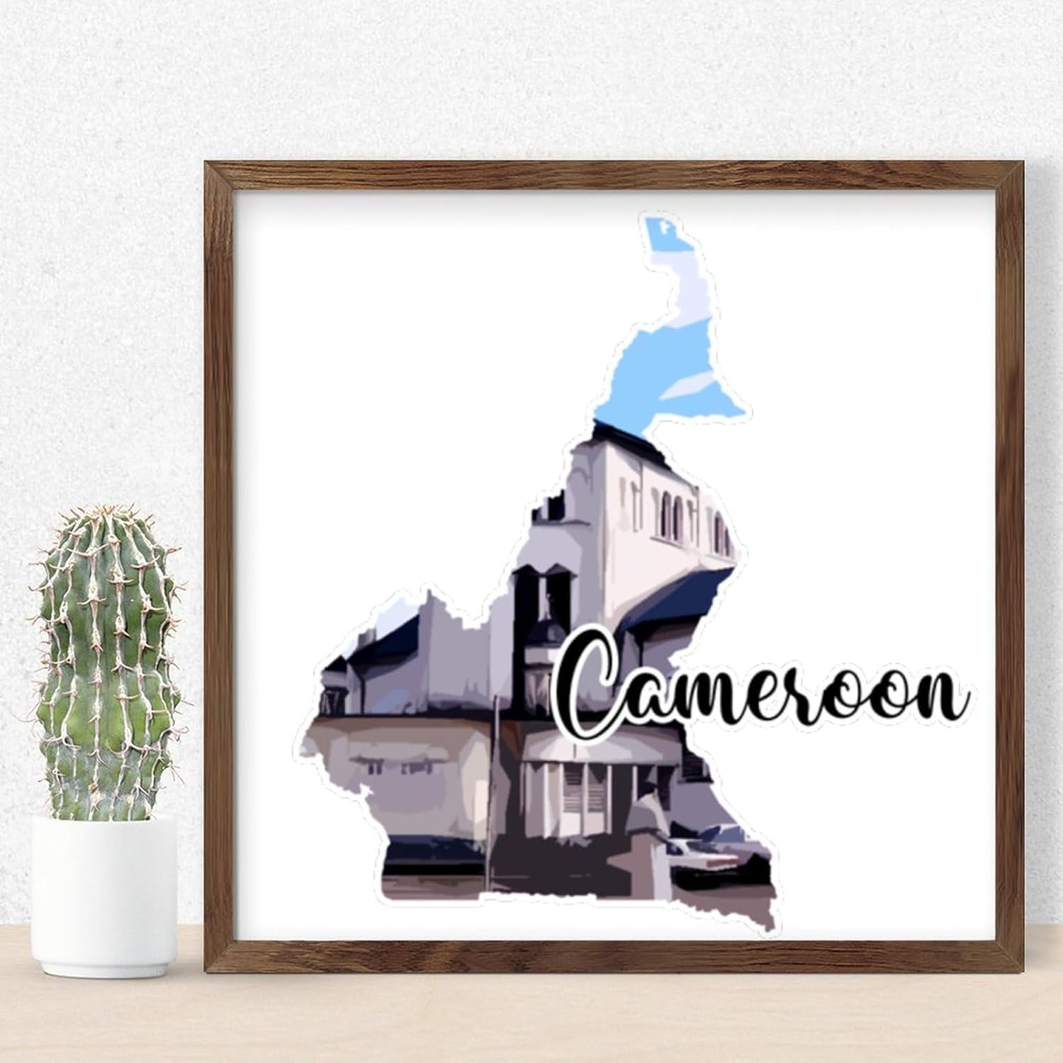 Wooden Framed Sign for Home Wall Decor