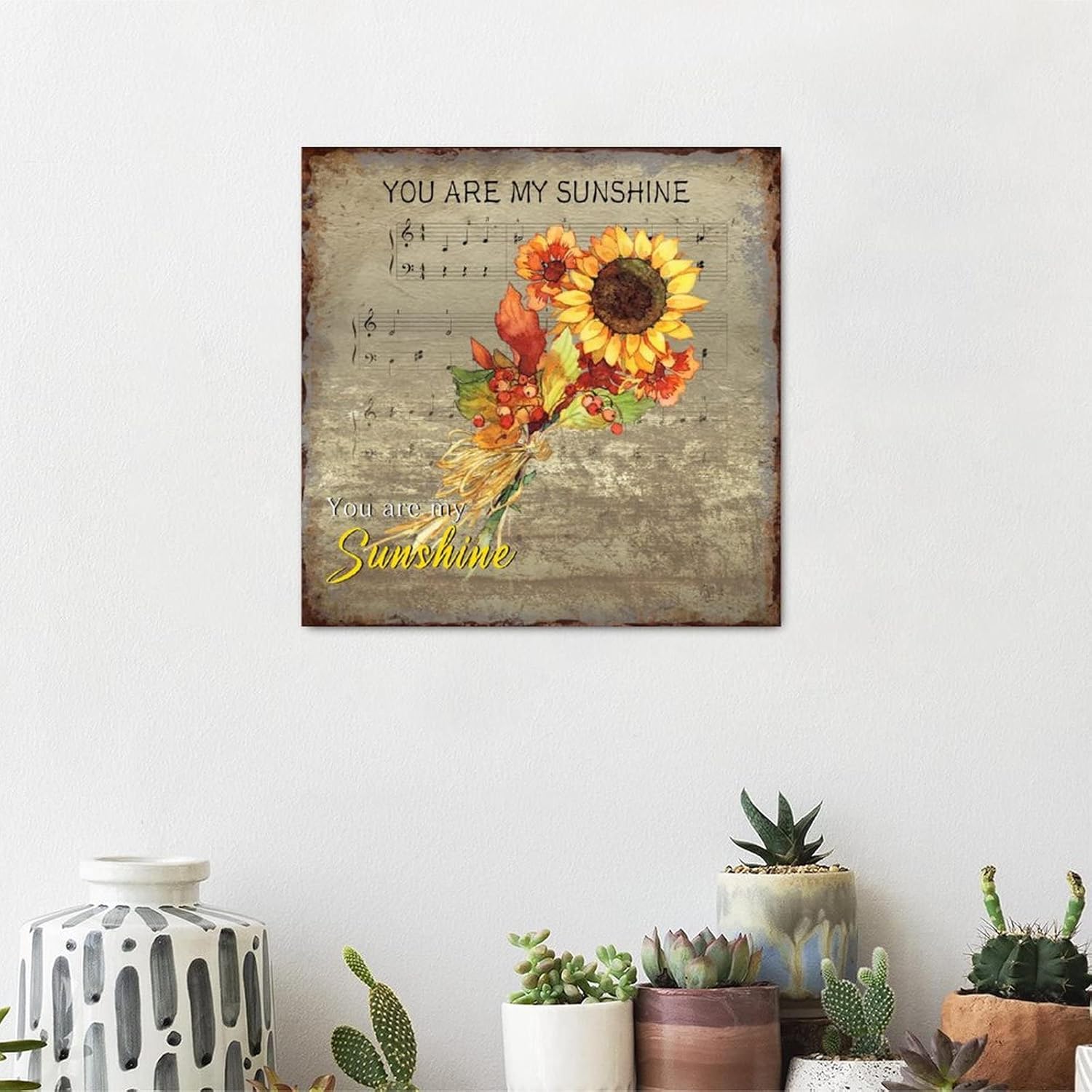 Wood Sign You Are My Sunshine Wall Art