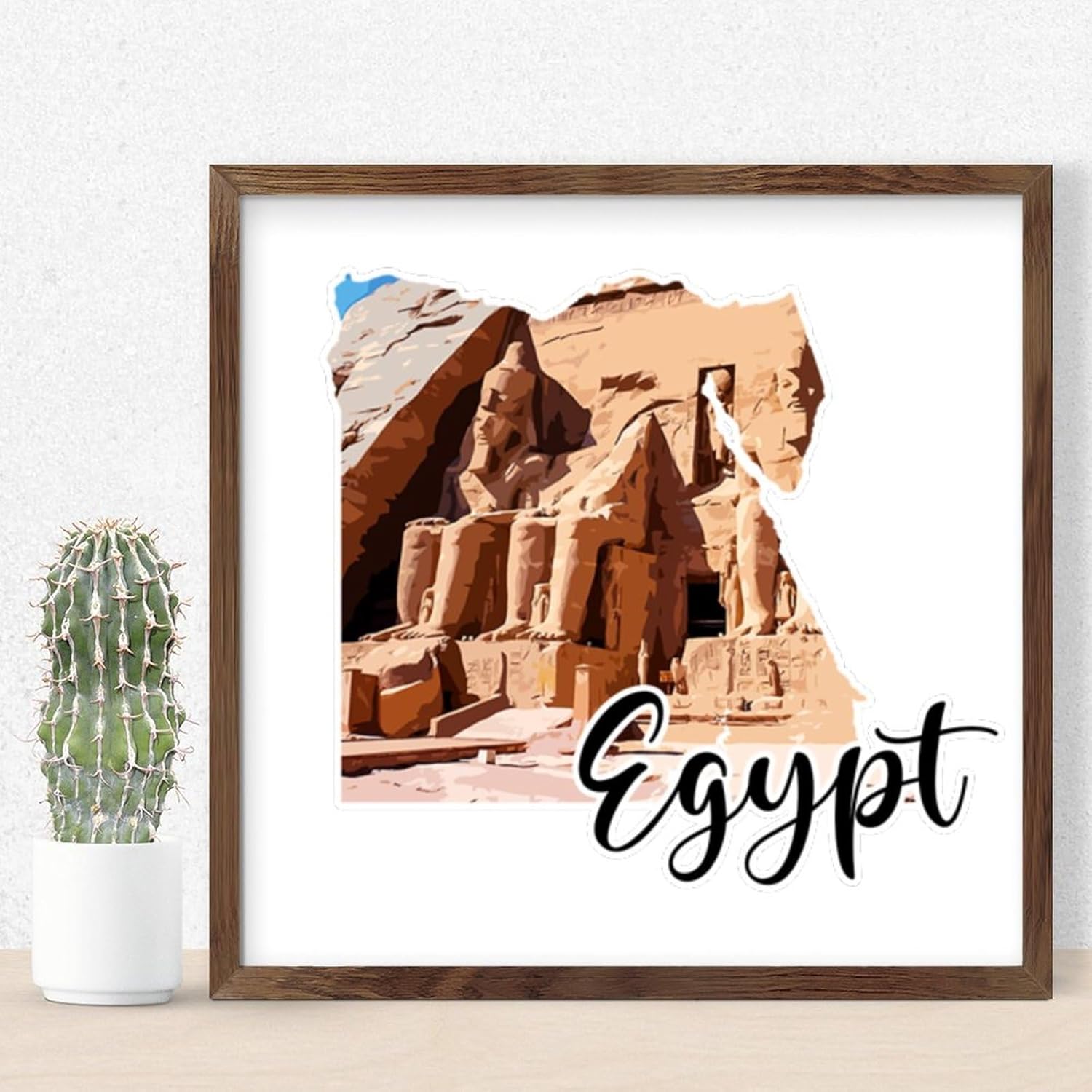 Wood Framed Sign 12x12in for Home Room Decor
