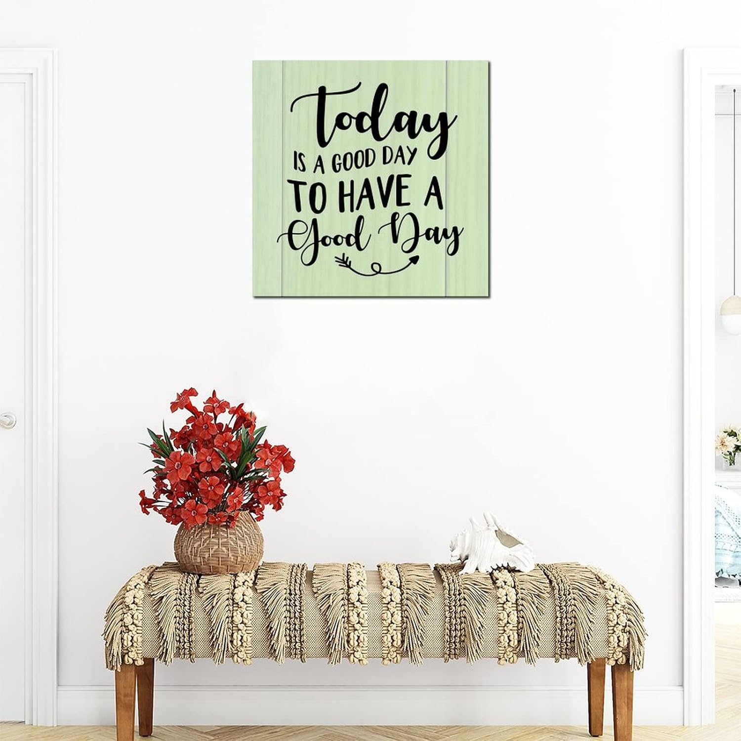 Today is A Good Day Wooden Wall Sign 16x16in