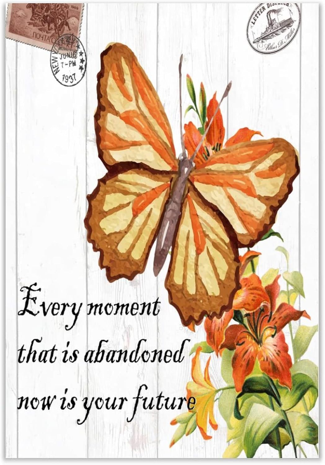Now is Your Future Inspirational Wall Decor 12x18 Wood Plaque