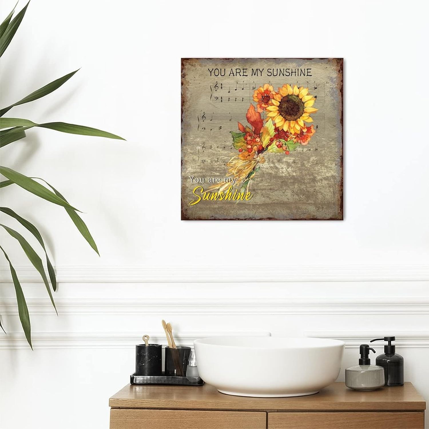 Wood Sign You Are My Sunshine Wall Art