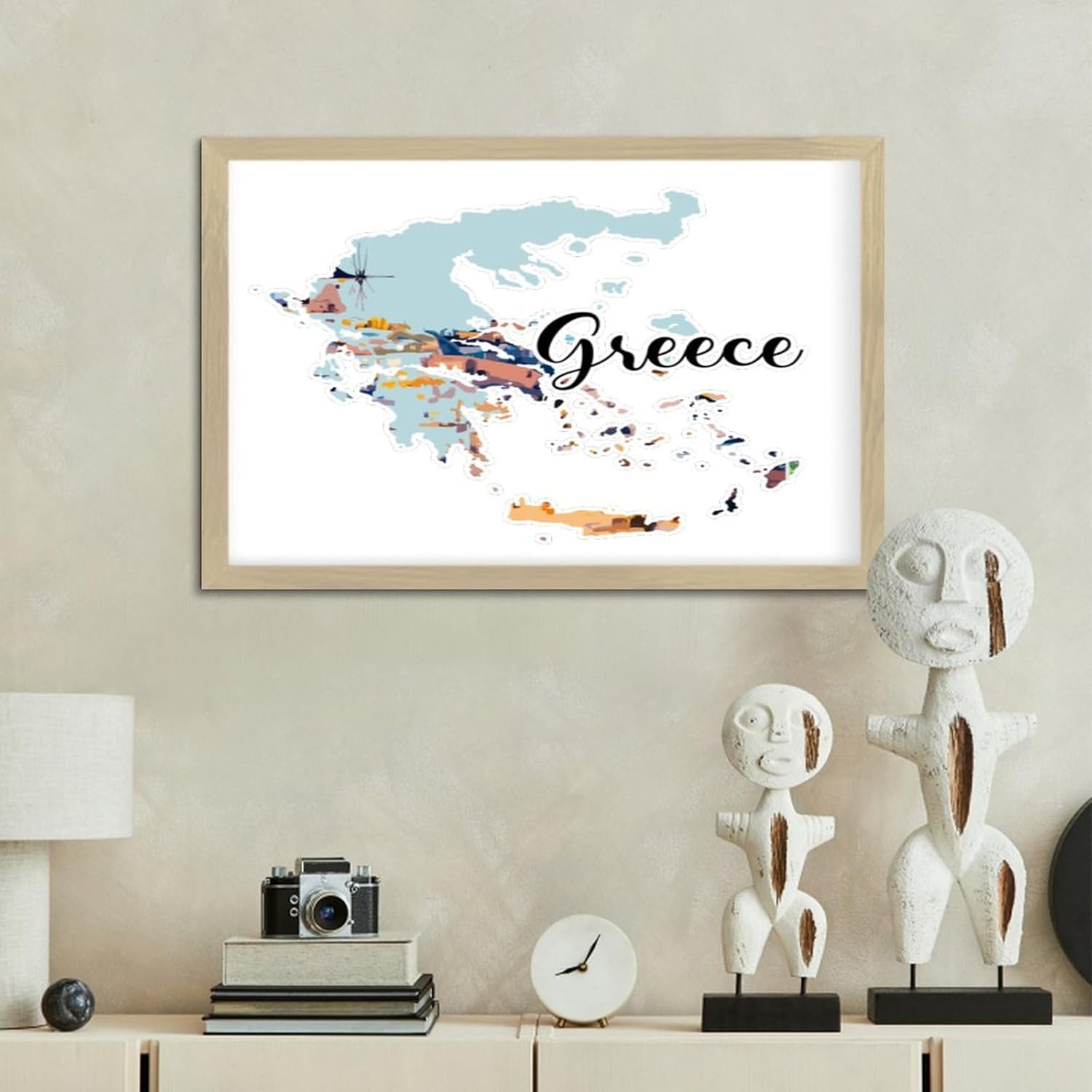 Funny Framed Wall Art Sign for Modern Cabin Decor
