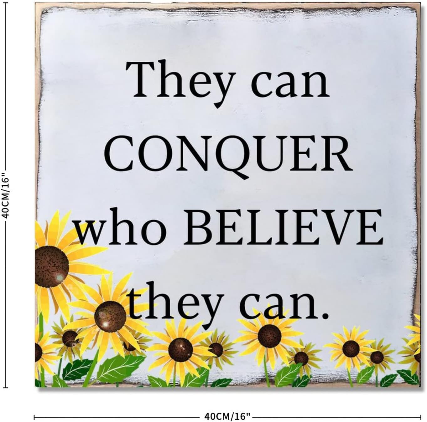 Sunflower Signs for Home Decor Inspirational Wall Art