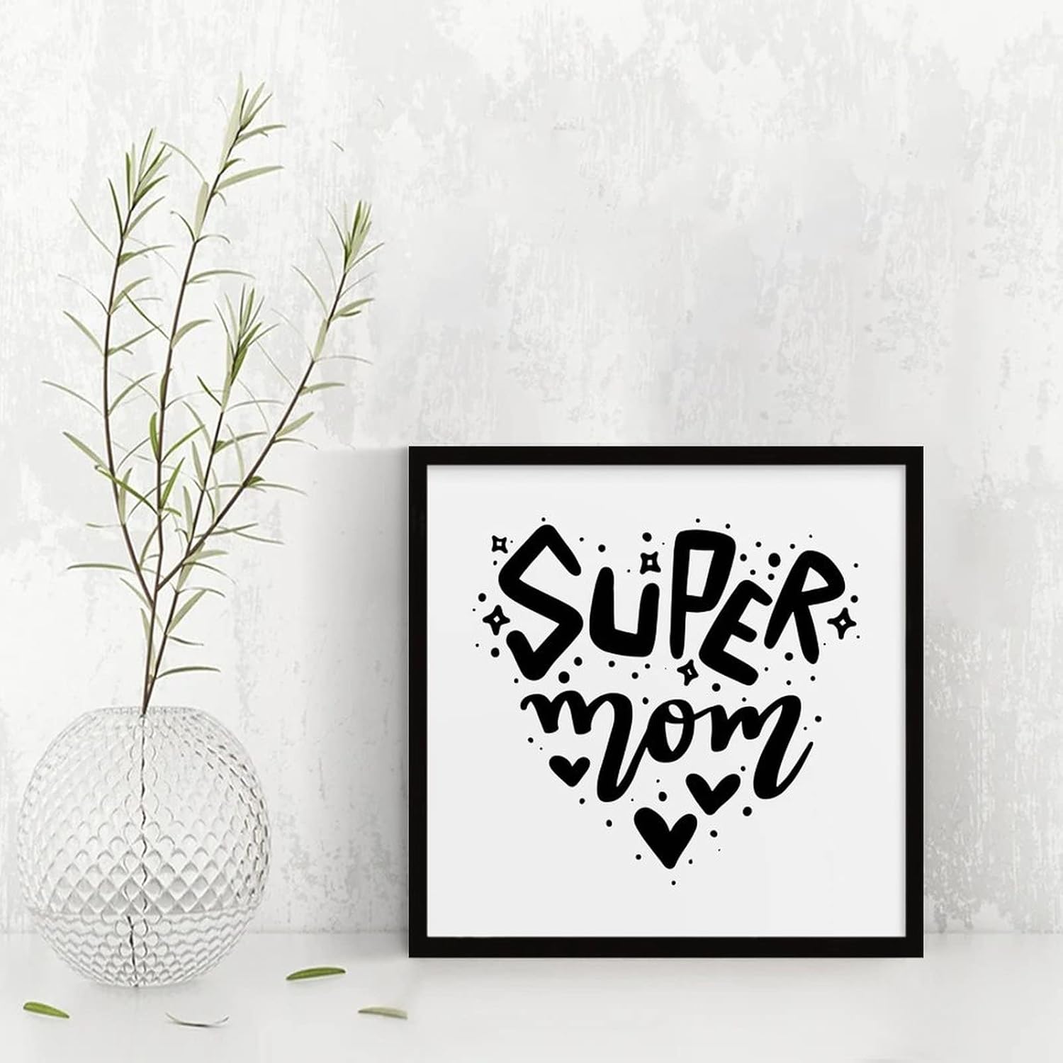 Mothers Day Wood Frame Sign with Inspirational Quote