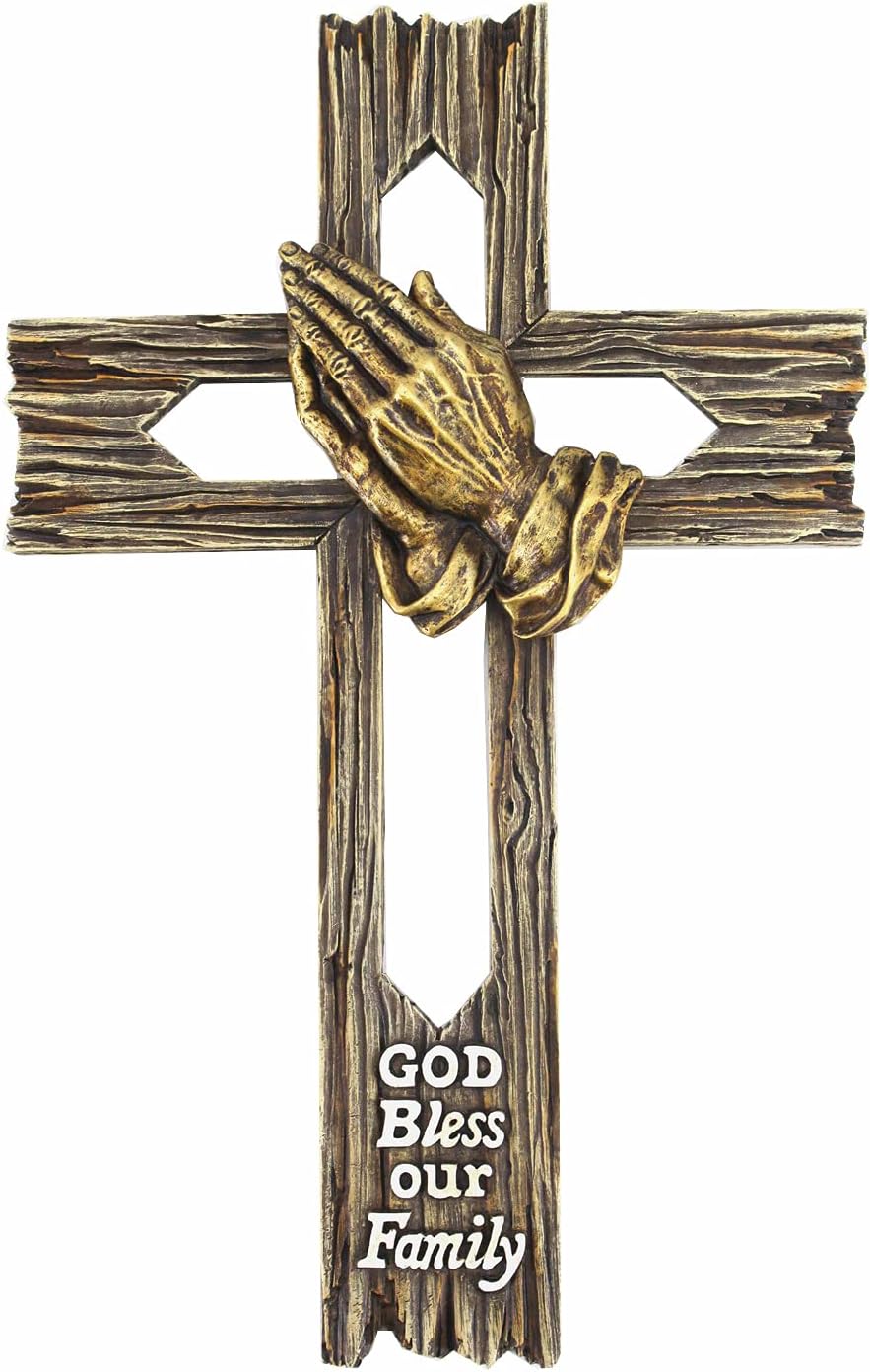 Comfy Hour Faith and Hope Wall Cross Decoration