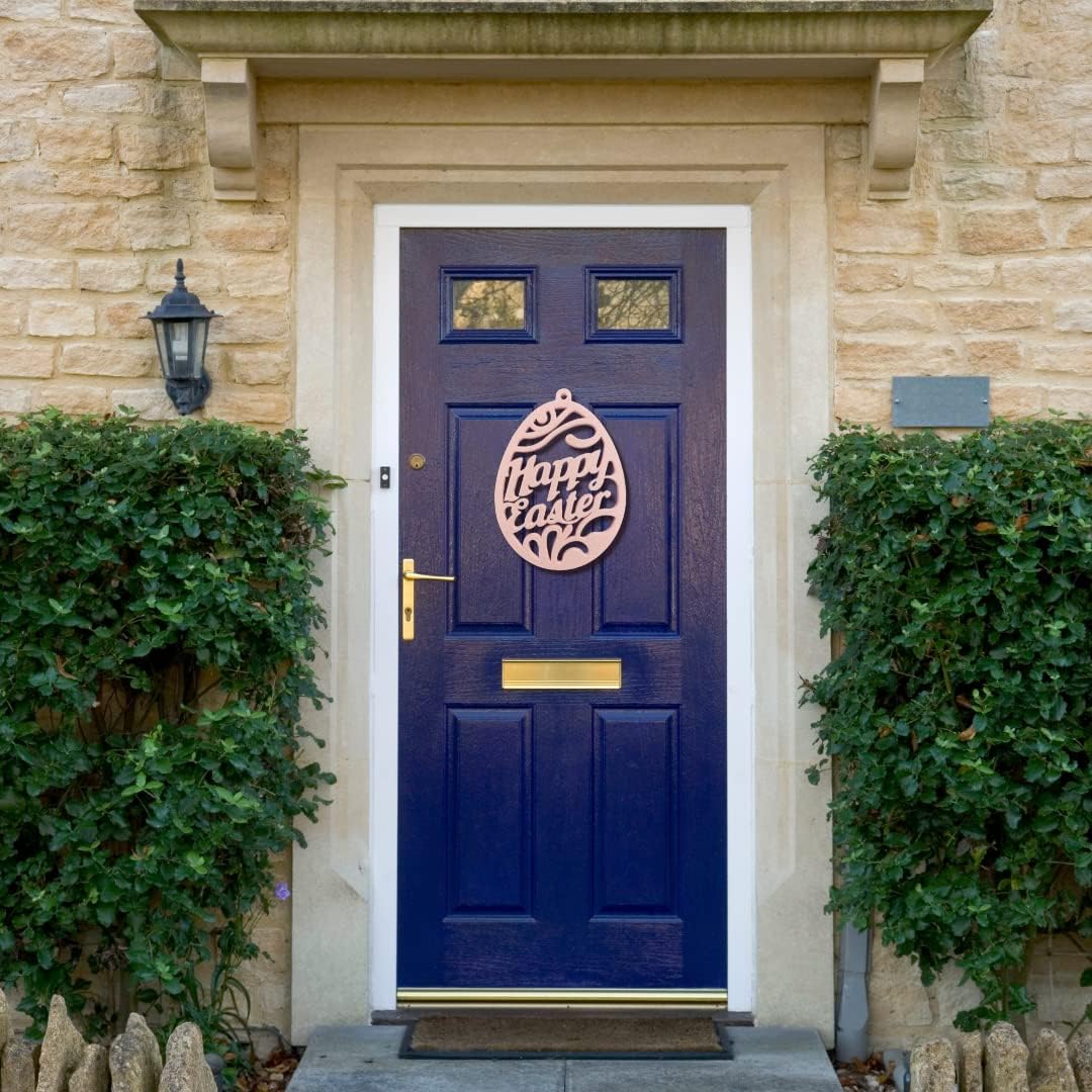 FRESHe Happy Easter Pink Door Wall Sign