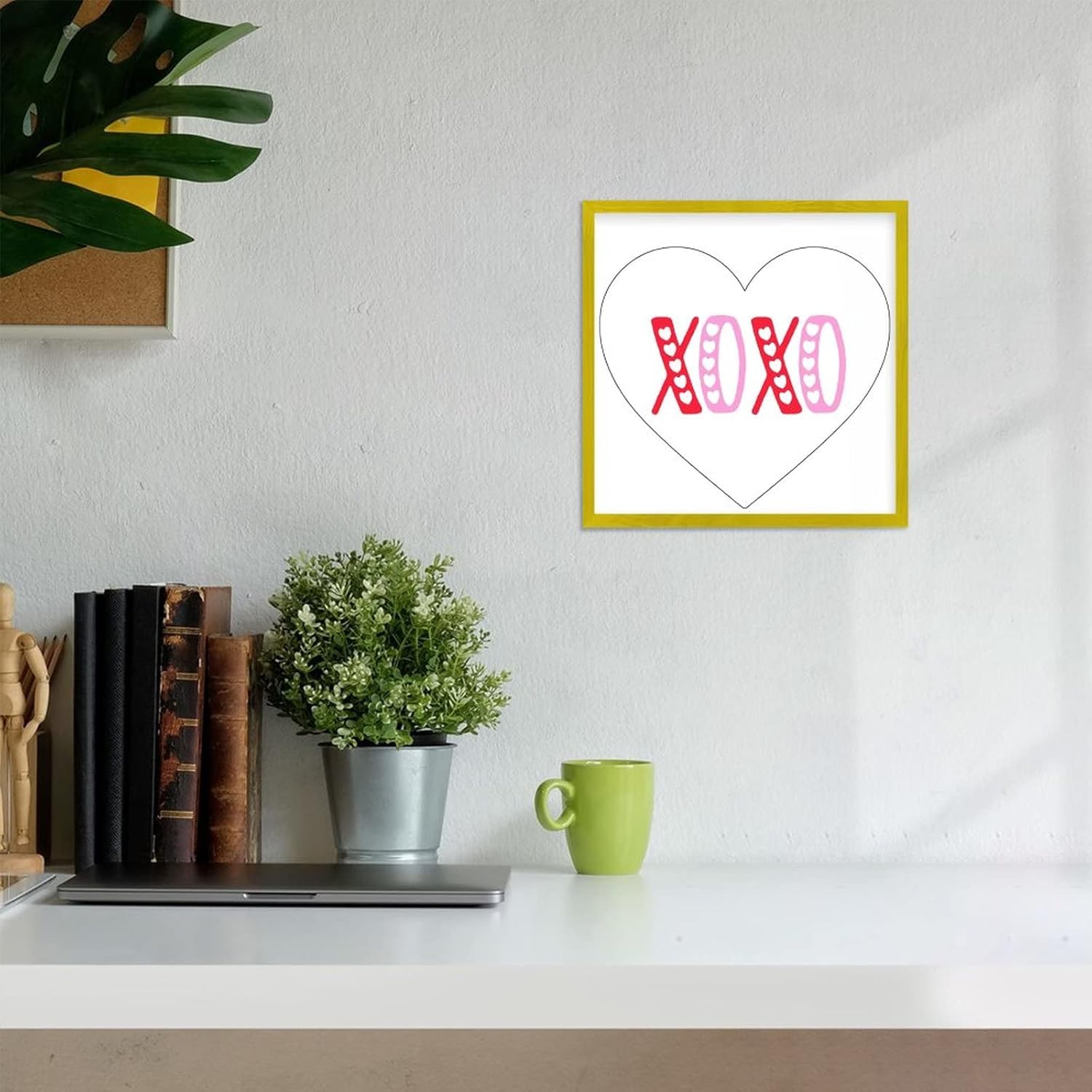Valentines Day Wood Sign With XOXO Sayings 12x12