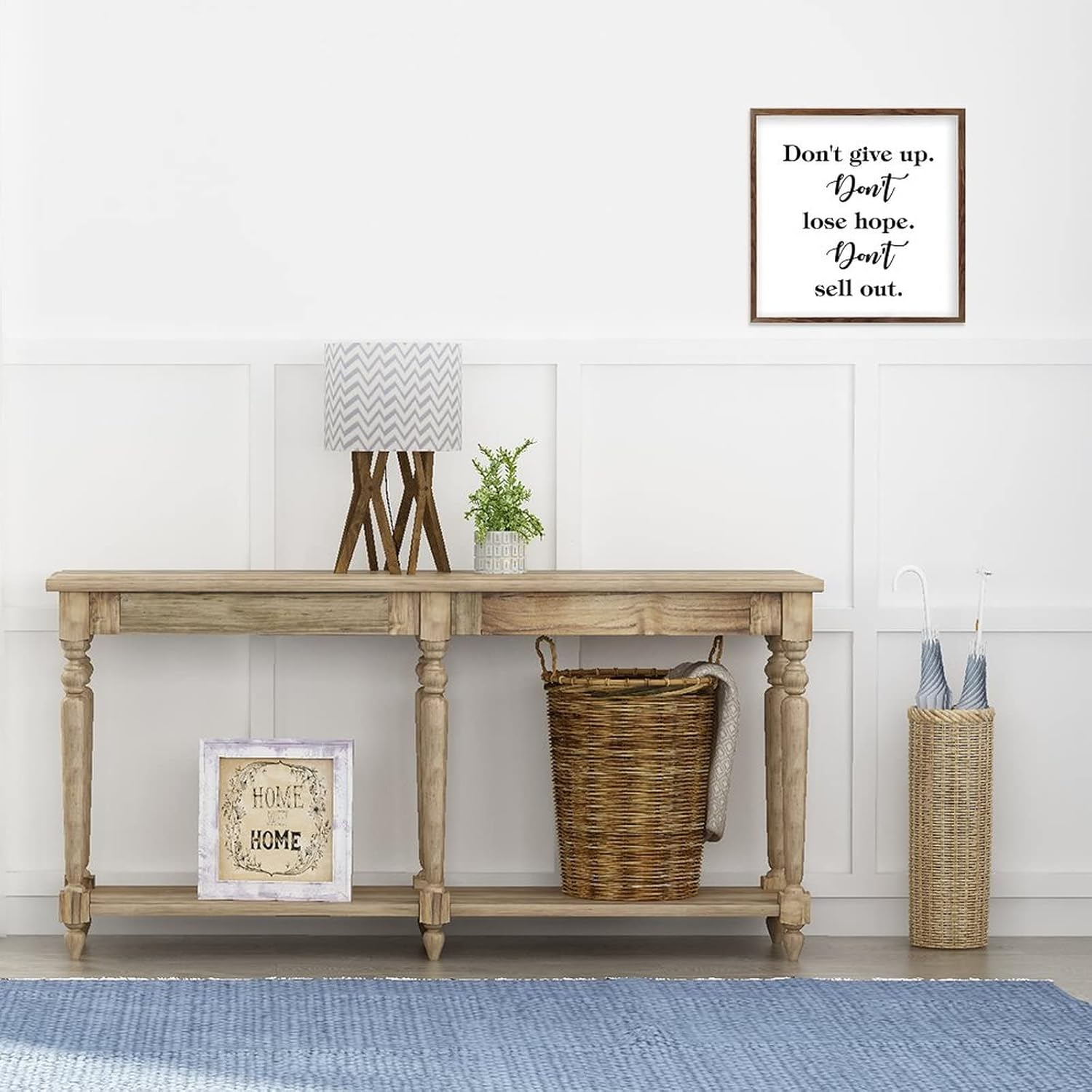 Wood Plaque Sign Motivational Wall Art 12x12
