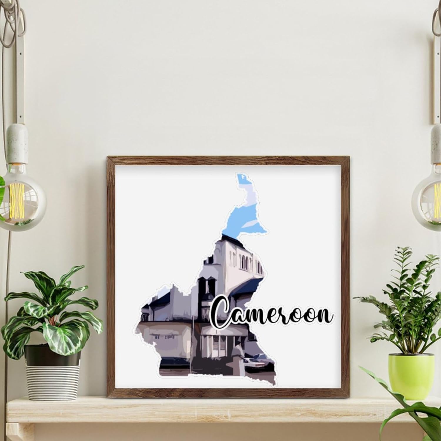 Wooden Framed Sign for Home Wall Decor