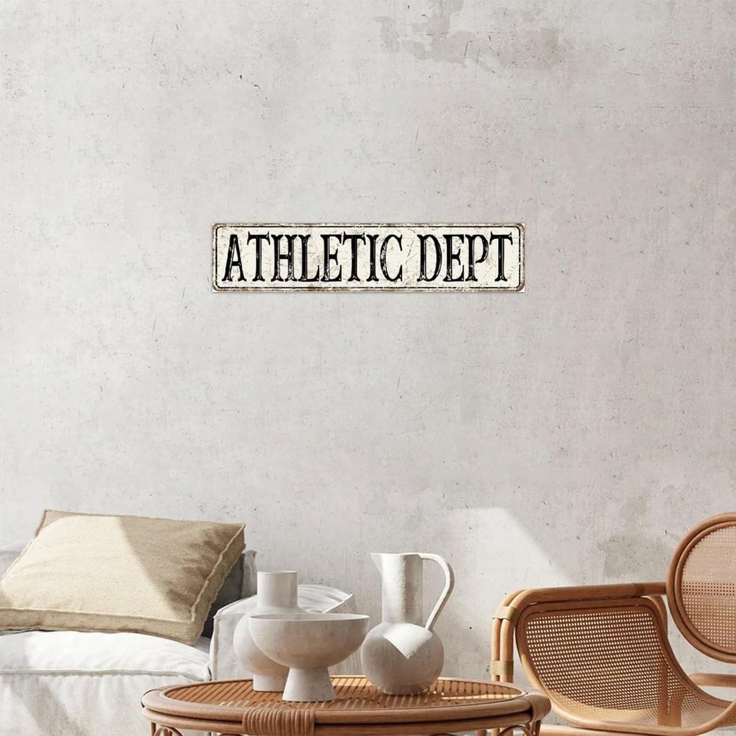 Retro Wall Art Wood Sign 4x18 Inch Home Decor