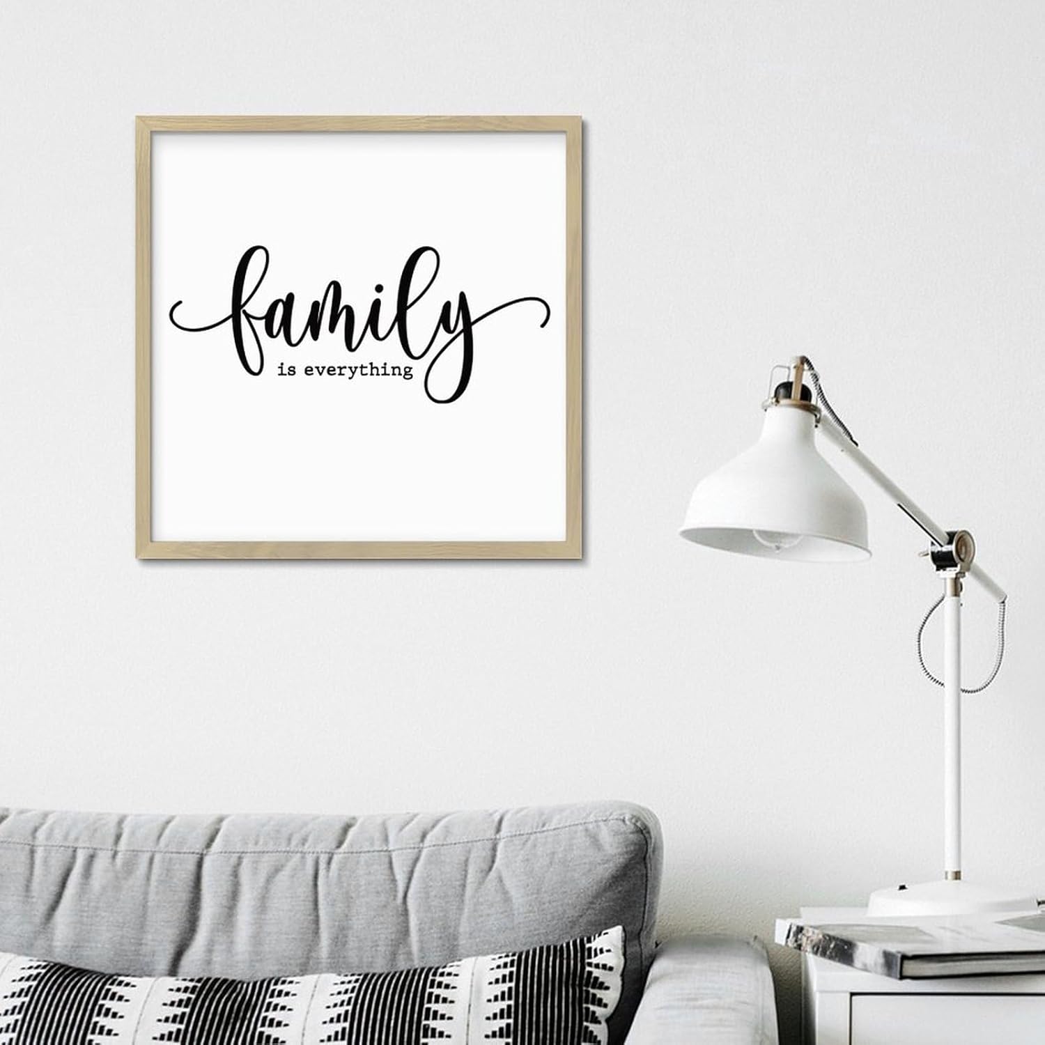 Family Is Everything Wood Framed Wall Sign