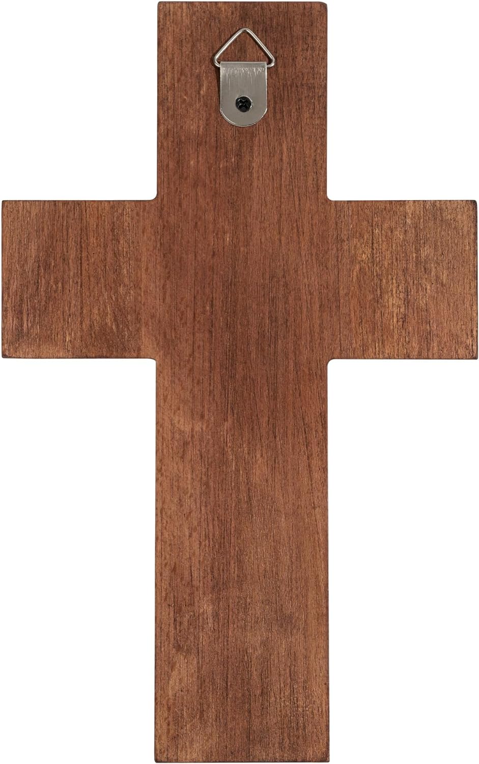 BGCOPPER 10 Inch Wooden Wall Cross with Hook