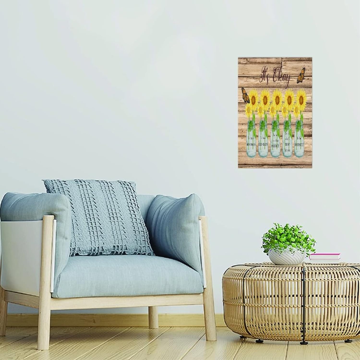 Motivational Gallery Wall Decor Wood Sign 12x18