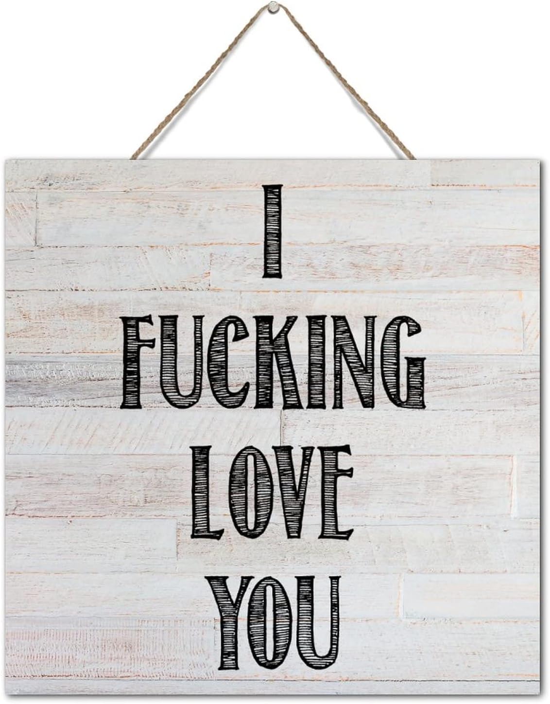 Autravelco Rustic Wall Art 12x12 Inch Wooden Sign
