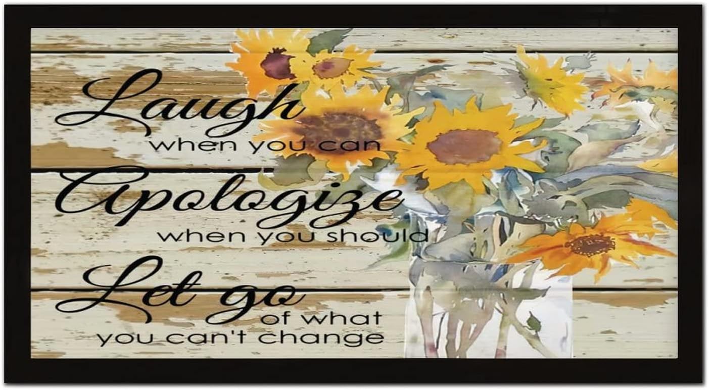 Funny Framed Wooden Sign Wall Decor 12x22 Inch