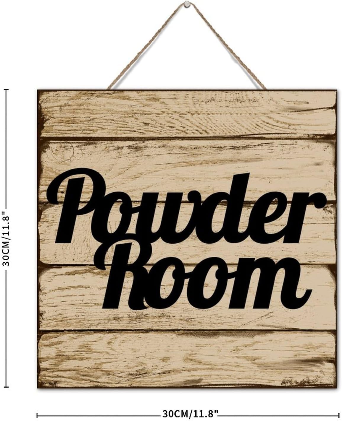 Autravelco 12x12 Inch Wood Wall Decor Sign