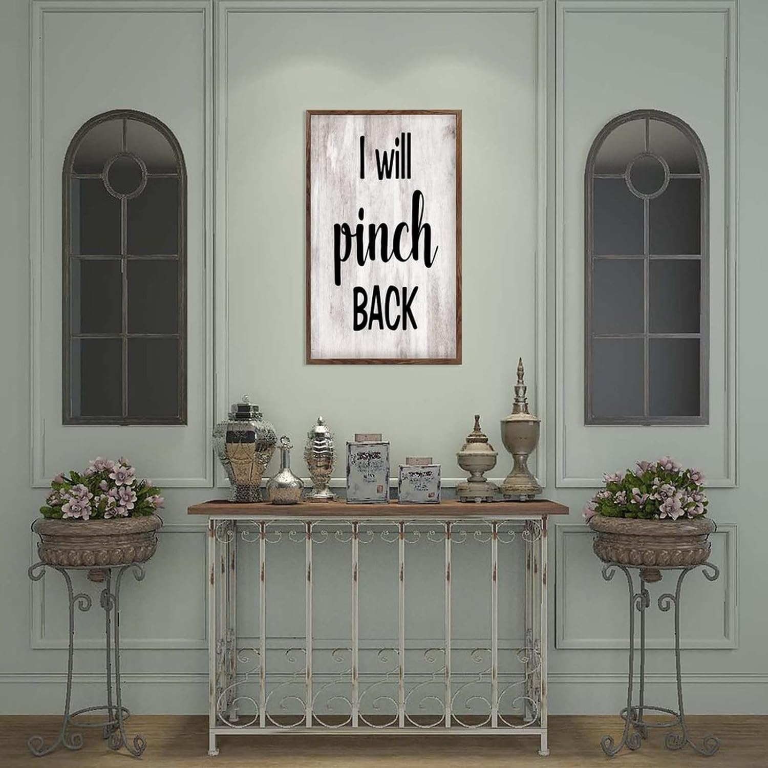 Wooden Motivational Sign Farmhouse Wall Decor 13x21