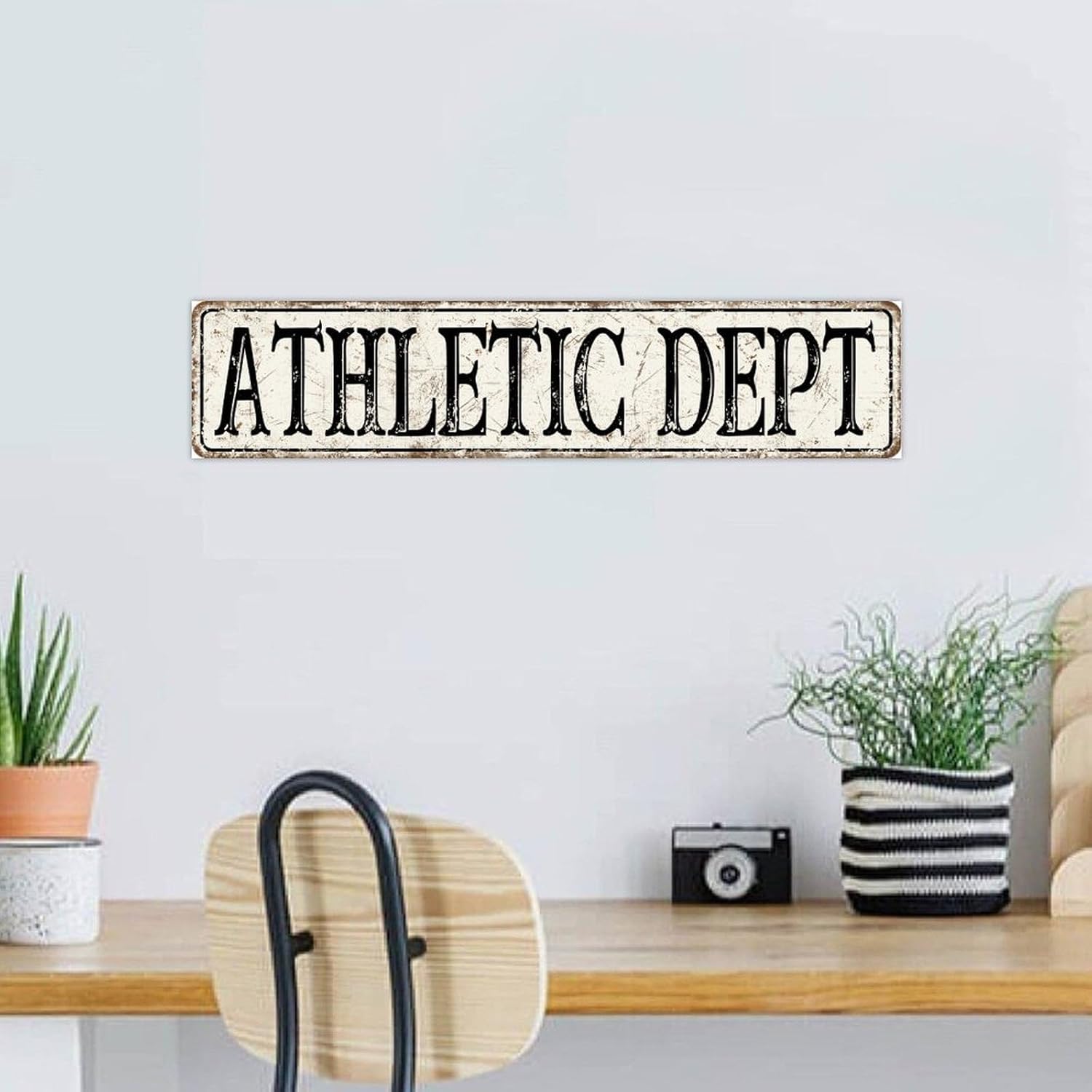Retro Wall Art Wood Sign 4x18 Inch Home Decor