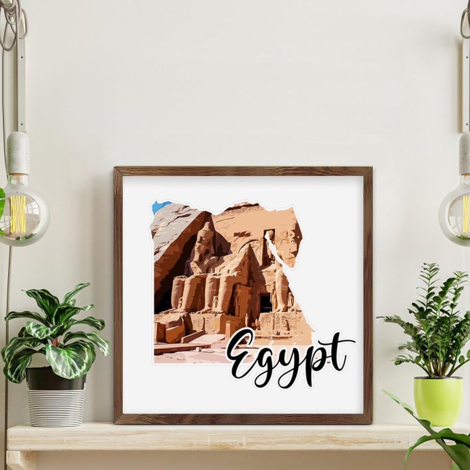 Wood Framed Sign 12x12in for Home Room Decor