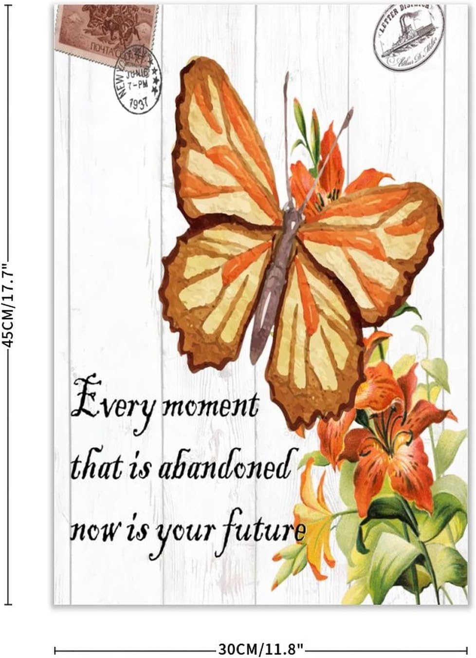 Now is Your Future Inspirational Wall Decor 12x18 Wood Plaque