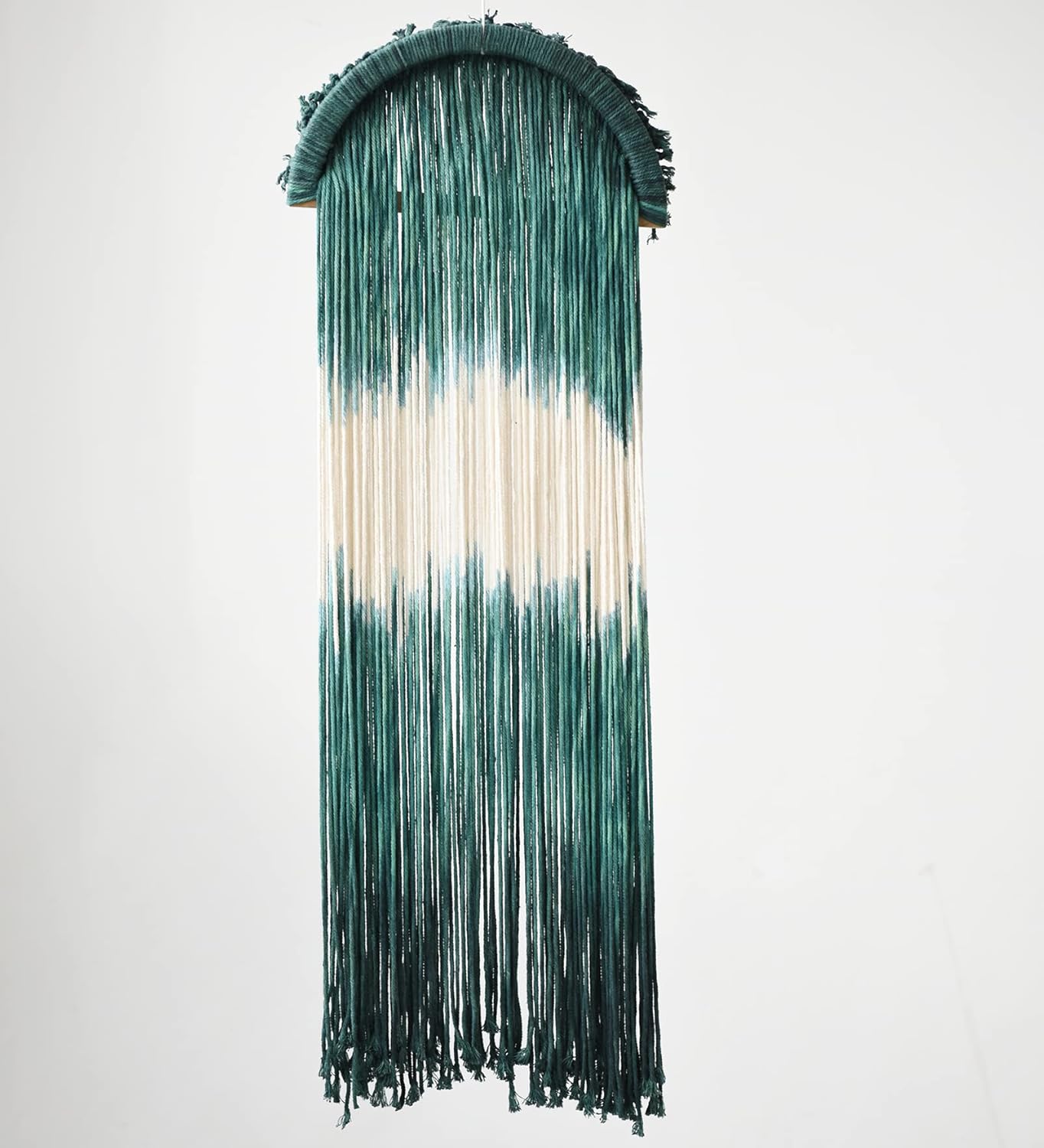 Flber Boho Macrame Wall Hanging Green Decor