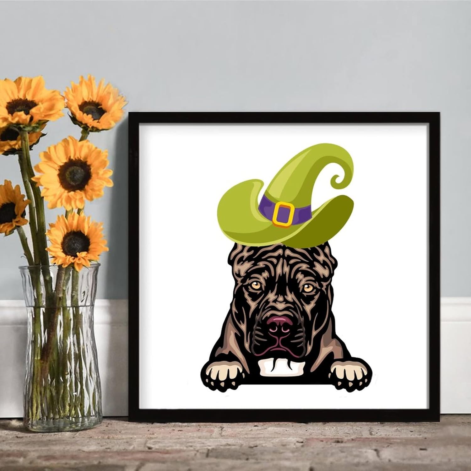 Framed Wood Sign Halloween Decor 12x12