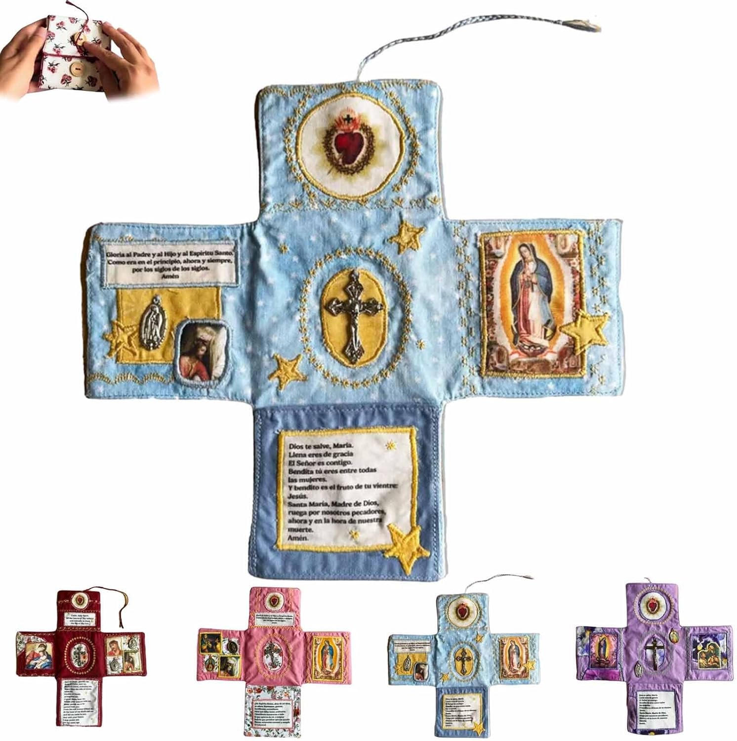 Handcrafted Pocket Devotional Faith Edition Catholic Travel Prayer Kit