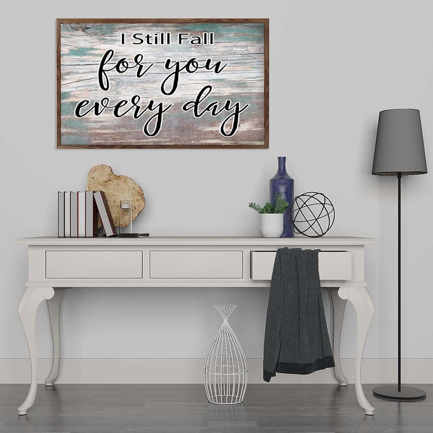 Wooden Plaque Sign Inspirational Quote Gift 13x21 Wall Decor