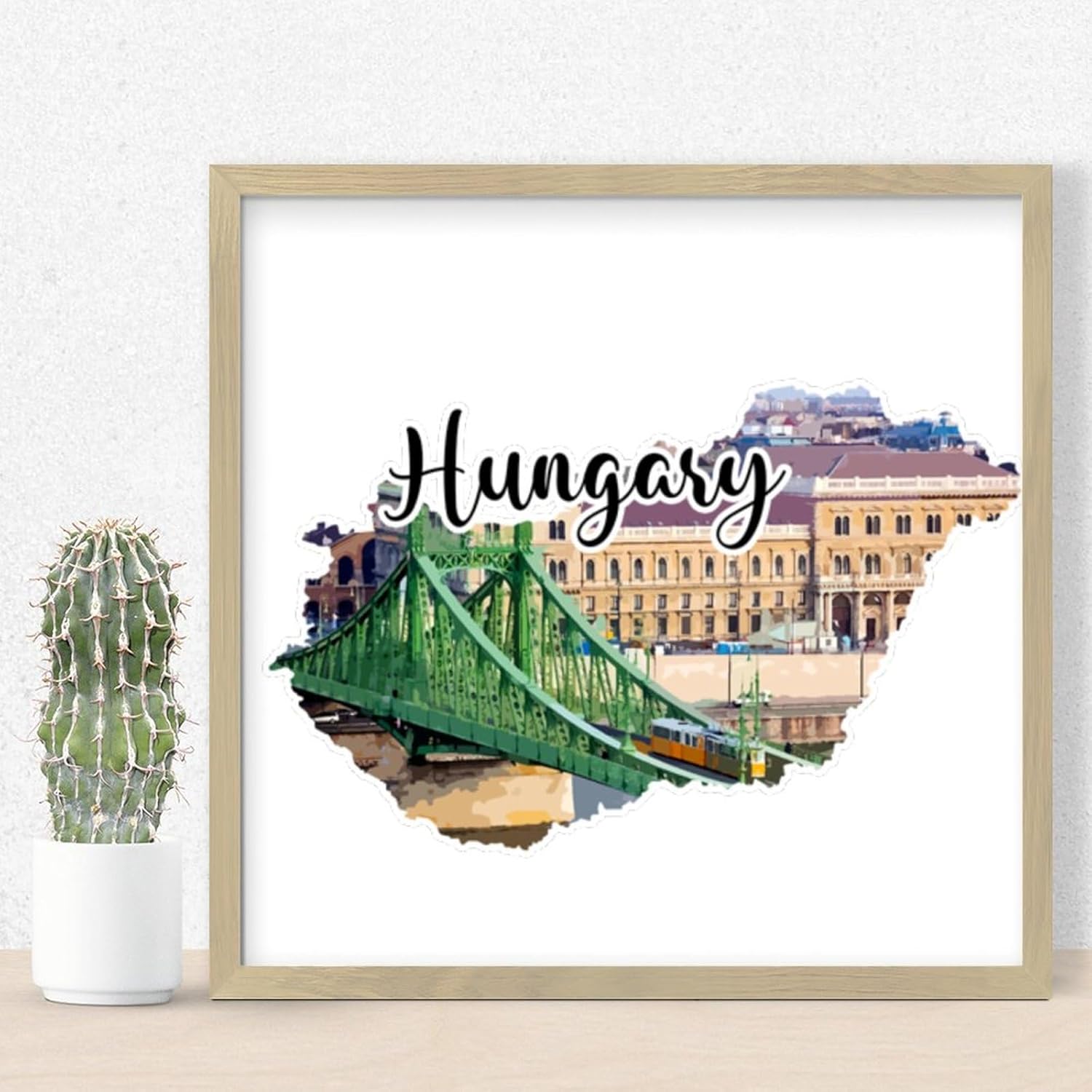 Personalized Framed Wooden Wall Art Sign 12x12in