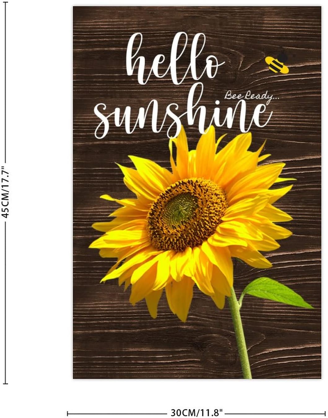 Hello Sunshine Sunflower Wall Art Decor Sign for Dad