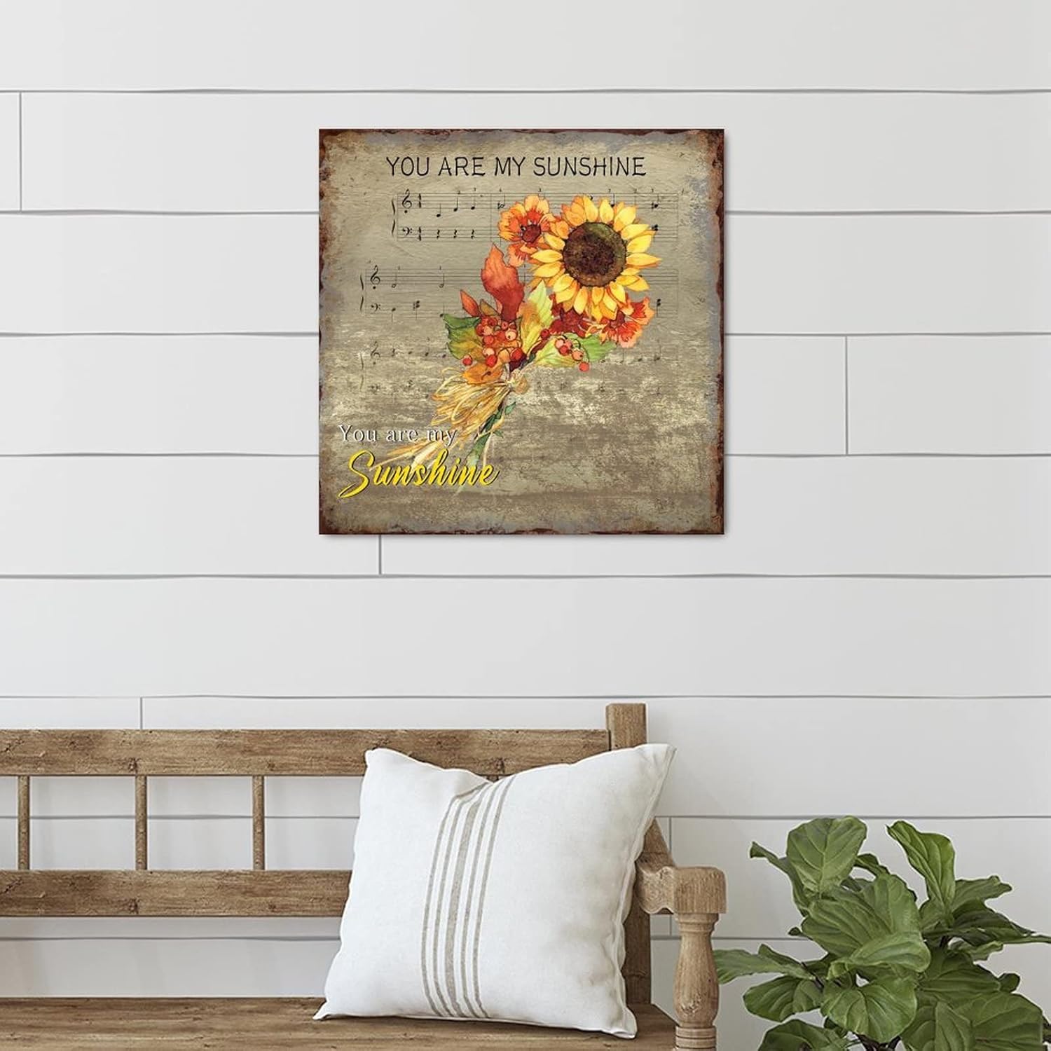 Wood Sign You Are My Sunshine Wall Art