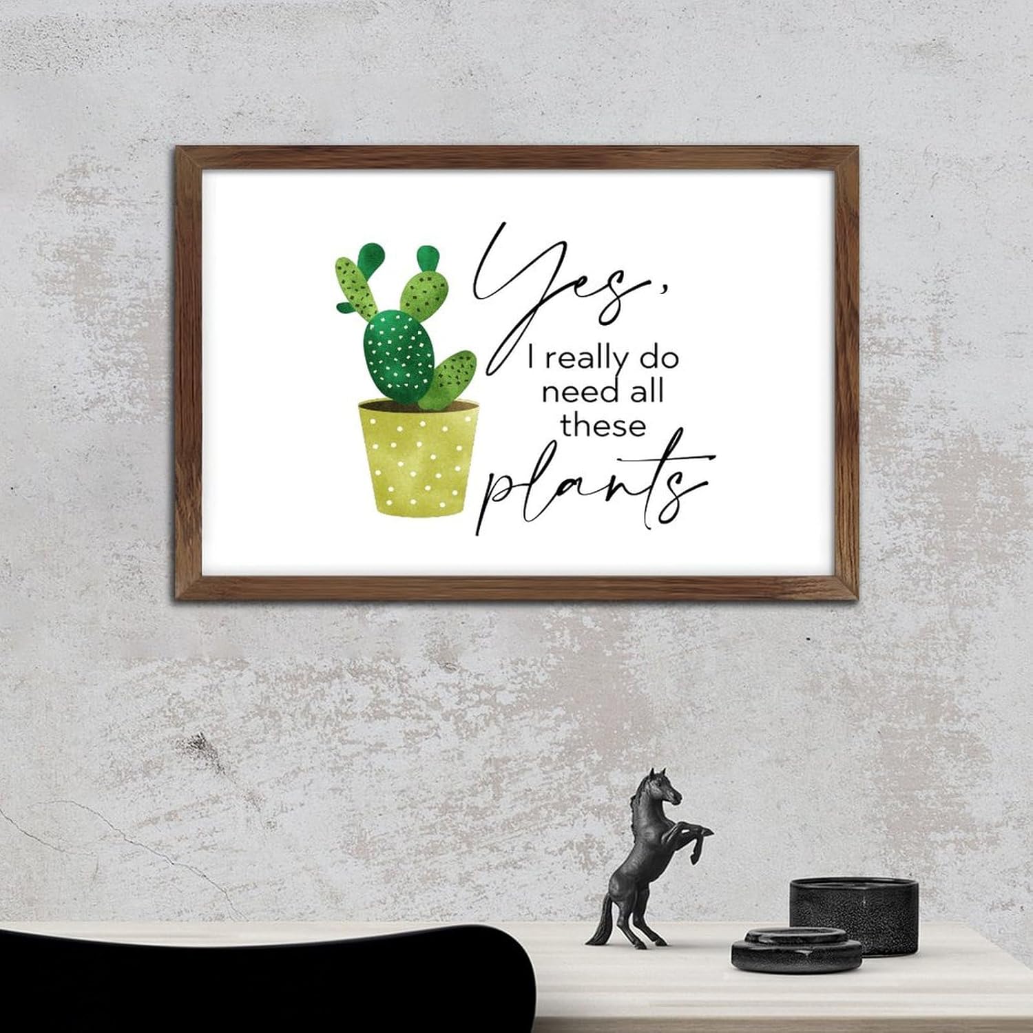 Rustic Decor Wooden Wall Sign with Funny Garden Quotes