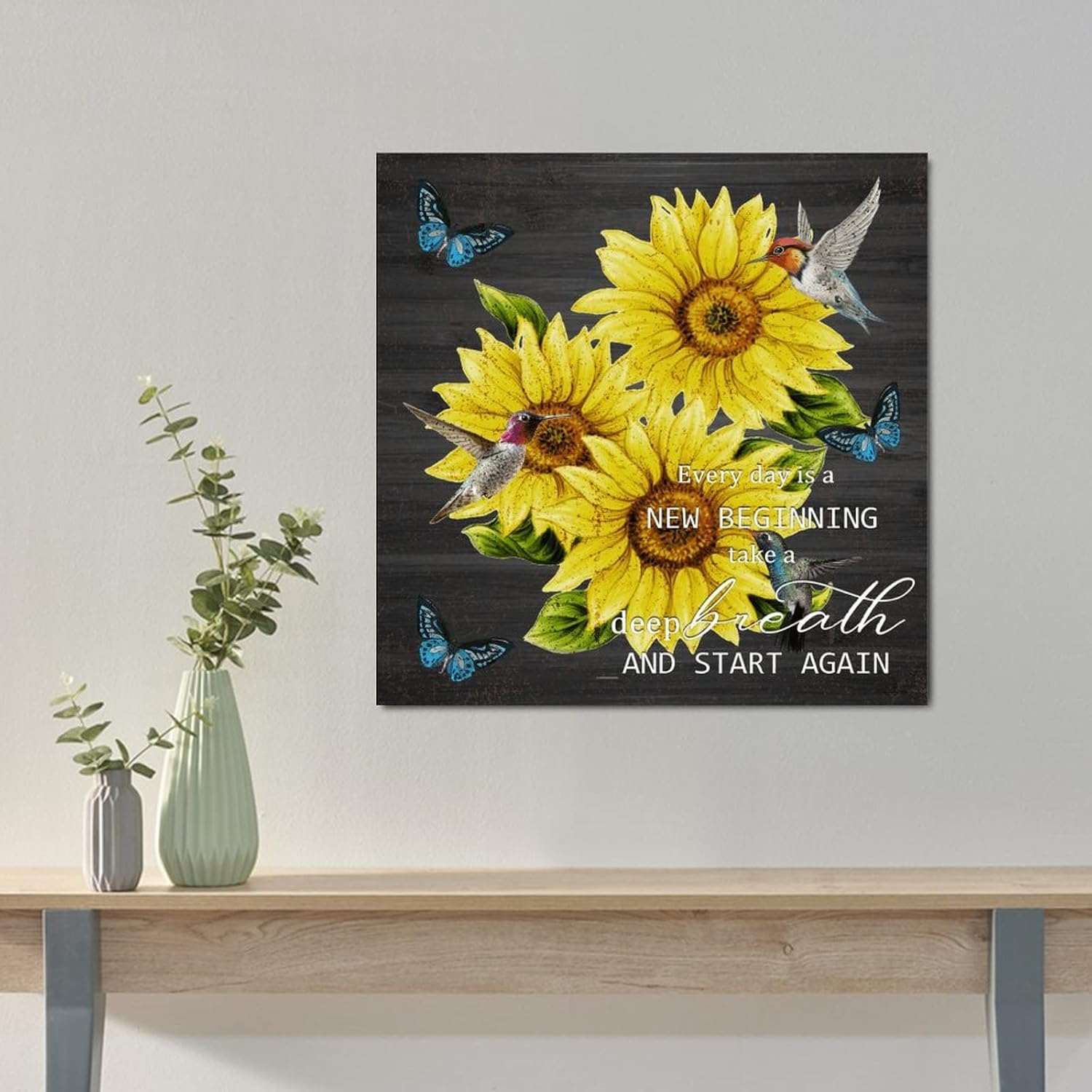 Inspirational Wood Sign Every Day Is A New Beginning
