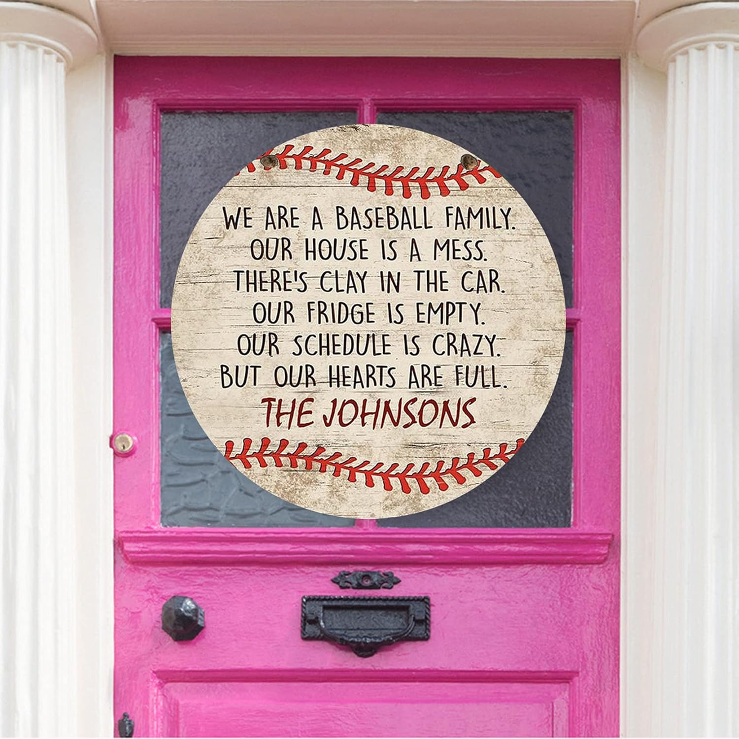 Custom Name Hello Sign for Front Door Decor