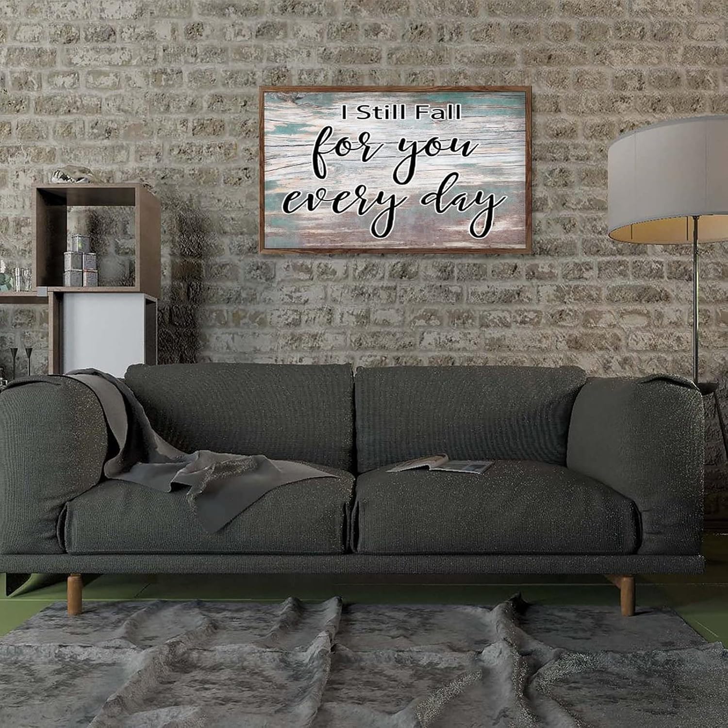 Wooden Plaque Sign Inspirational Quote Gift 13x21 Wall Decor