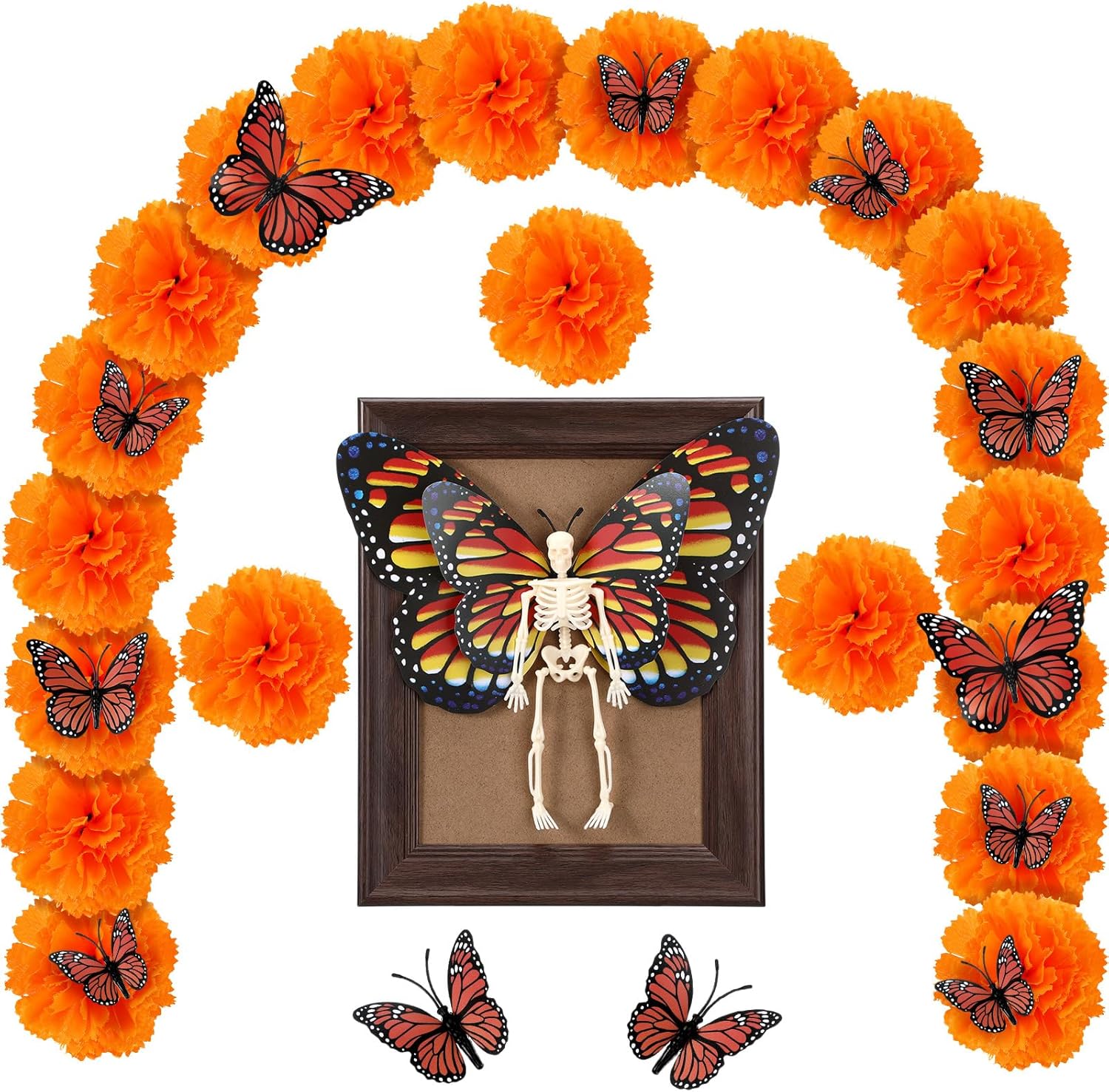 55 Pcs Day of The Dead Altar Decor Kit