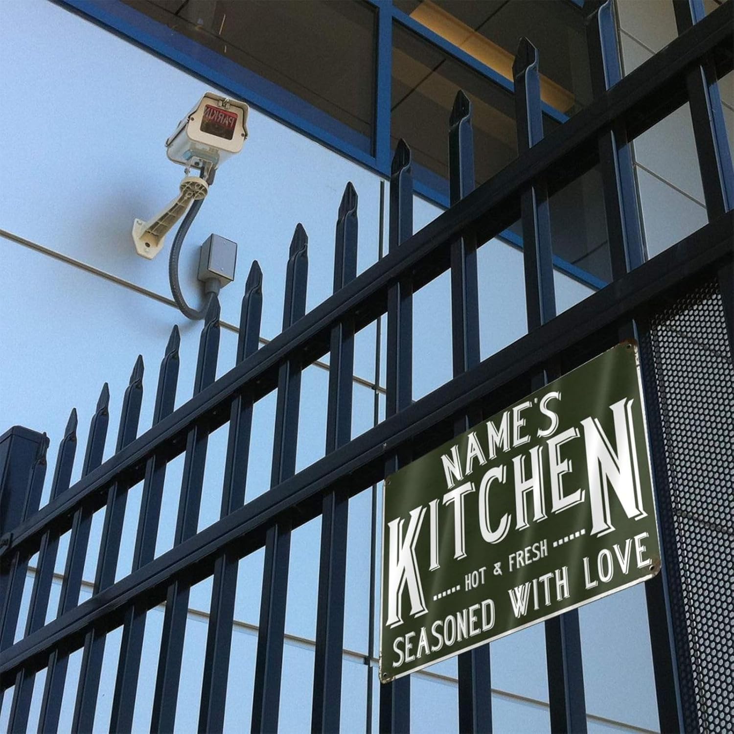 Personalized Kitchen Wall Sign with Custom Name 1