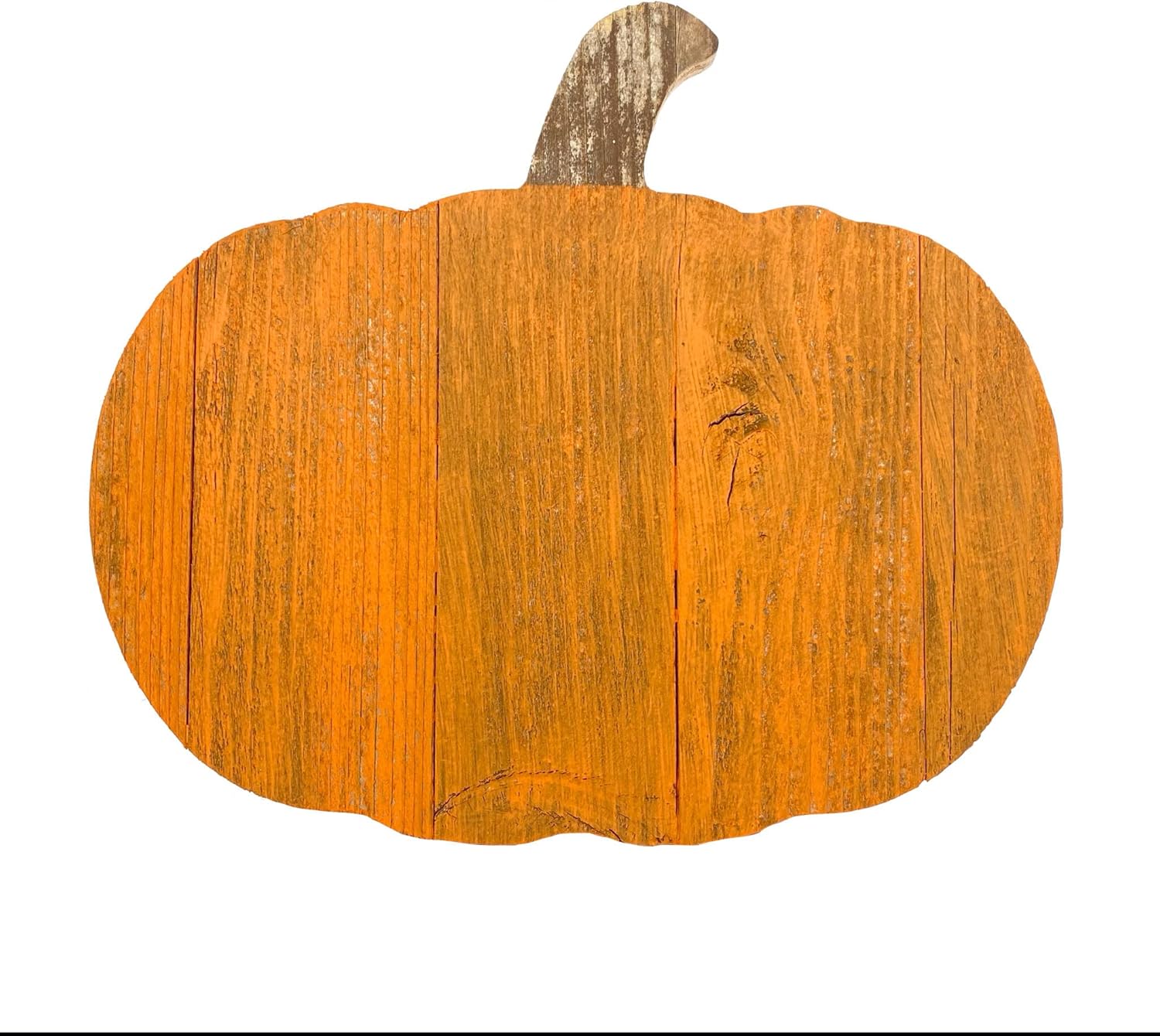 Rustic Farmhouse Wood Pumpkin Wall Decor 12 Inch