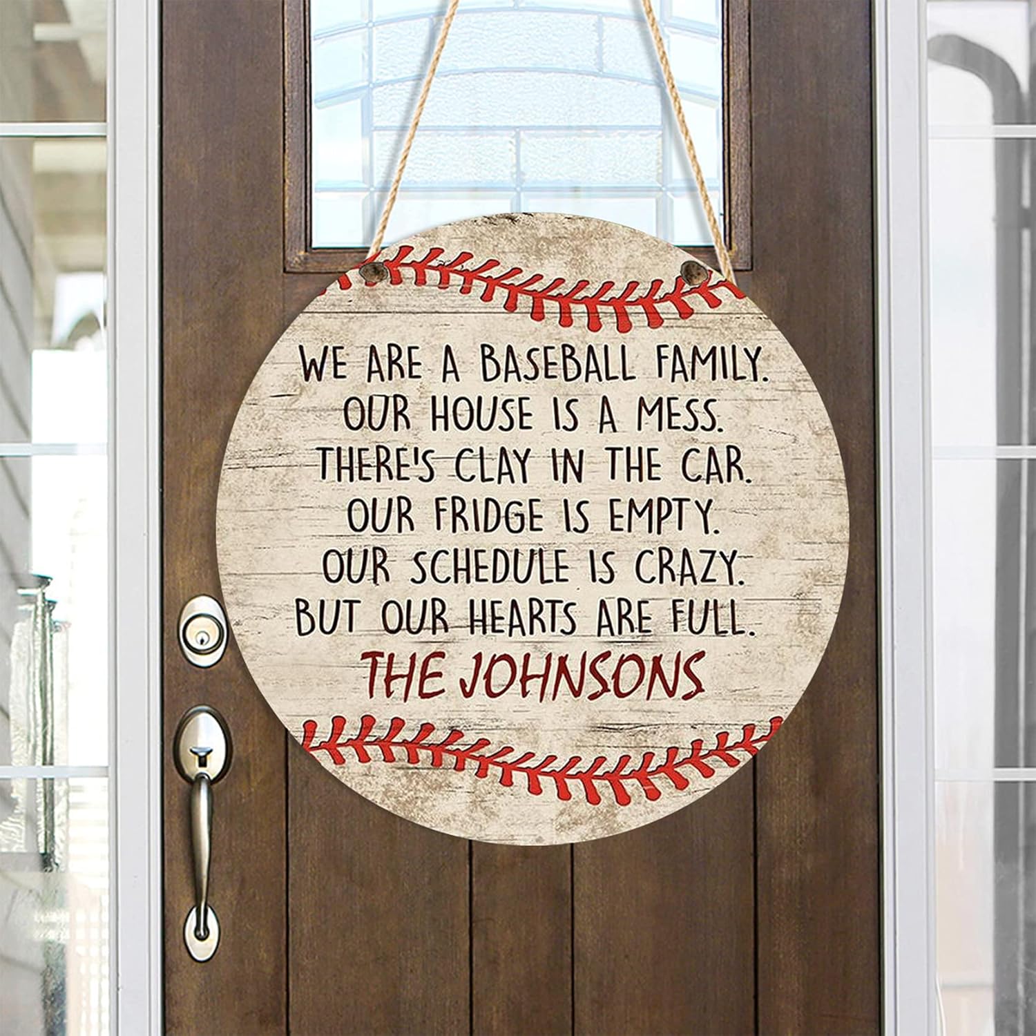 Custom Name Hello Sign for Front Door Decor