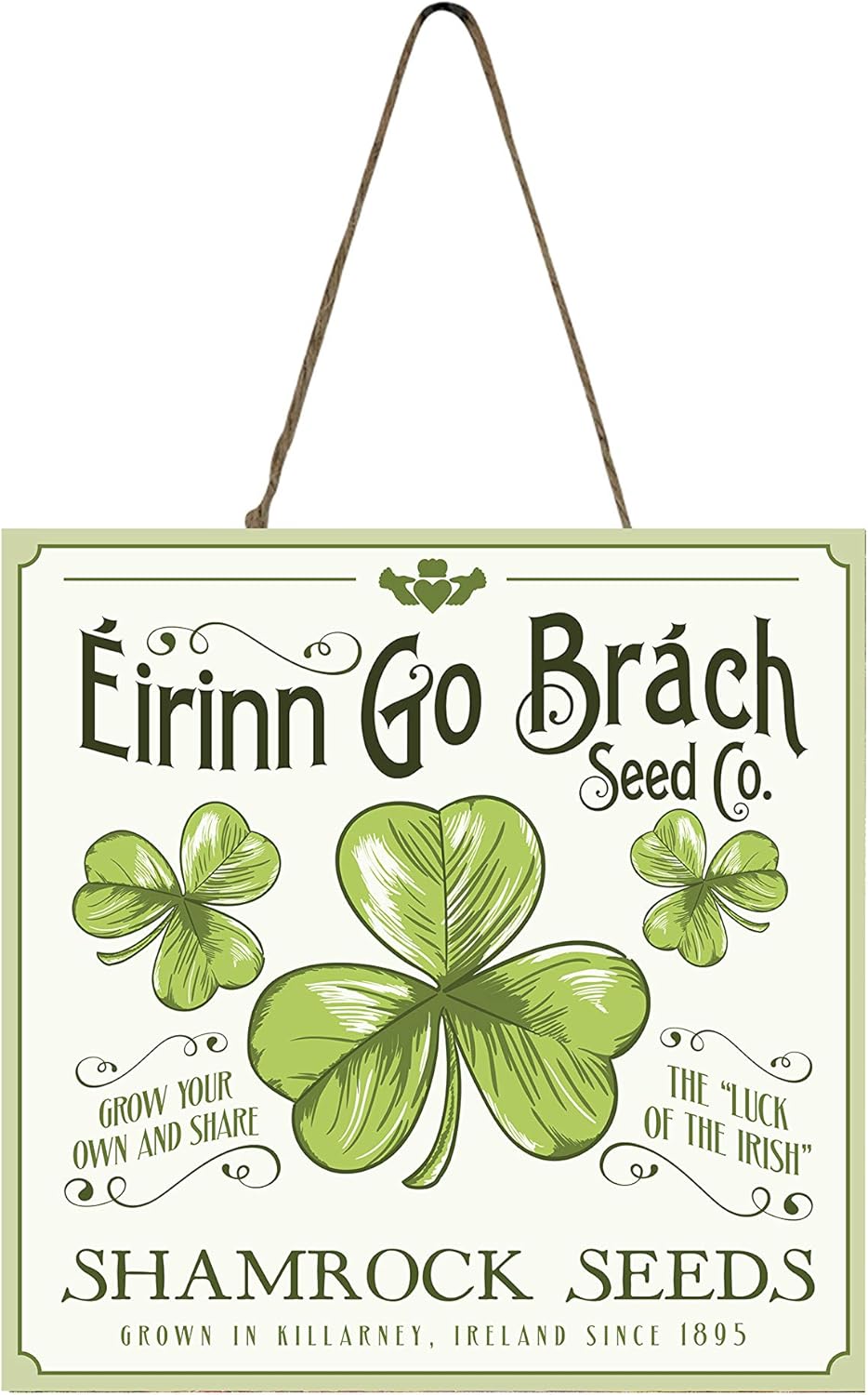 Twisted R Design St Patricks Day Wall Sign 5x5