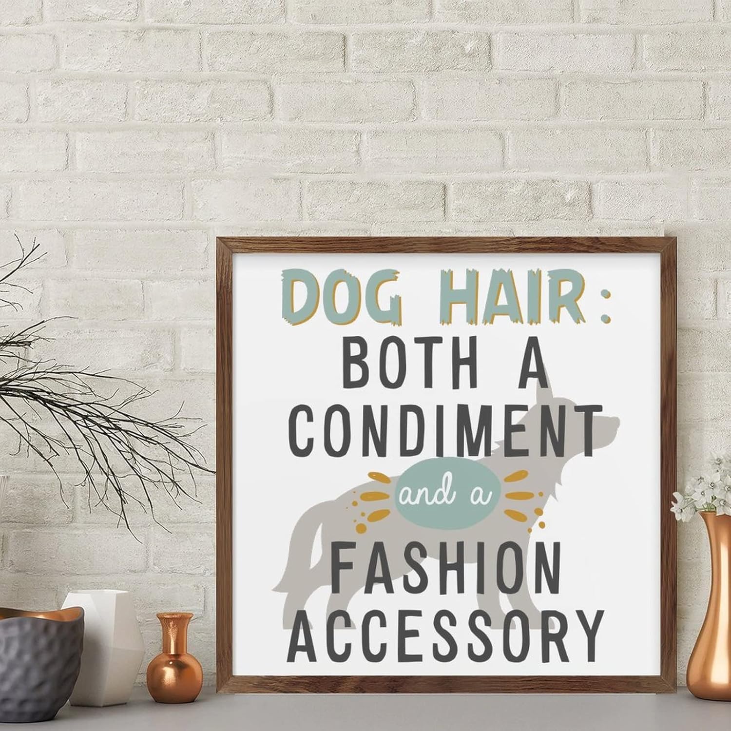 Funny Dog Quotes Farmhouse Wood Sign 12x12